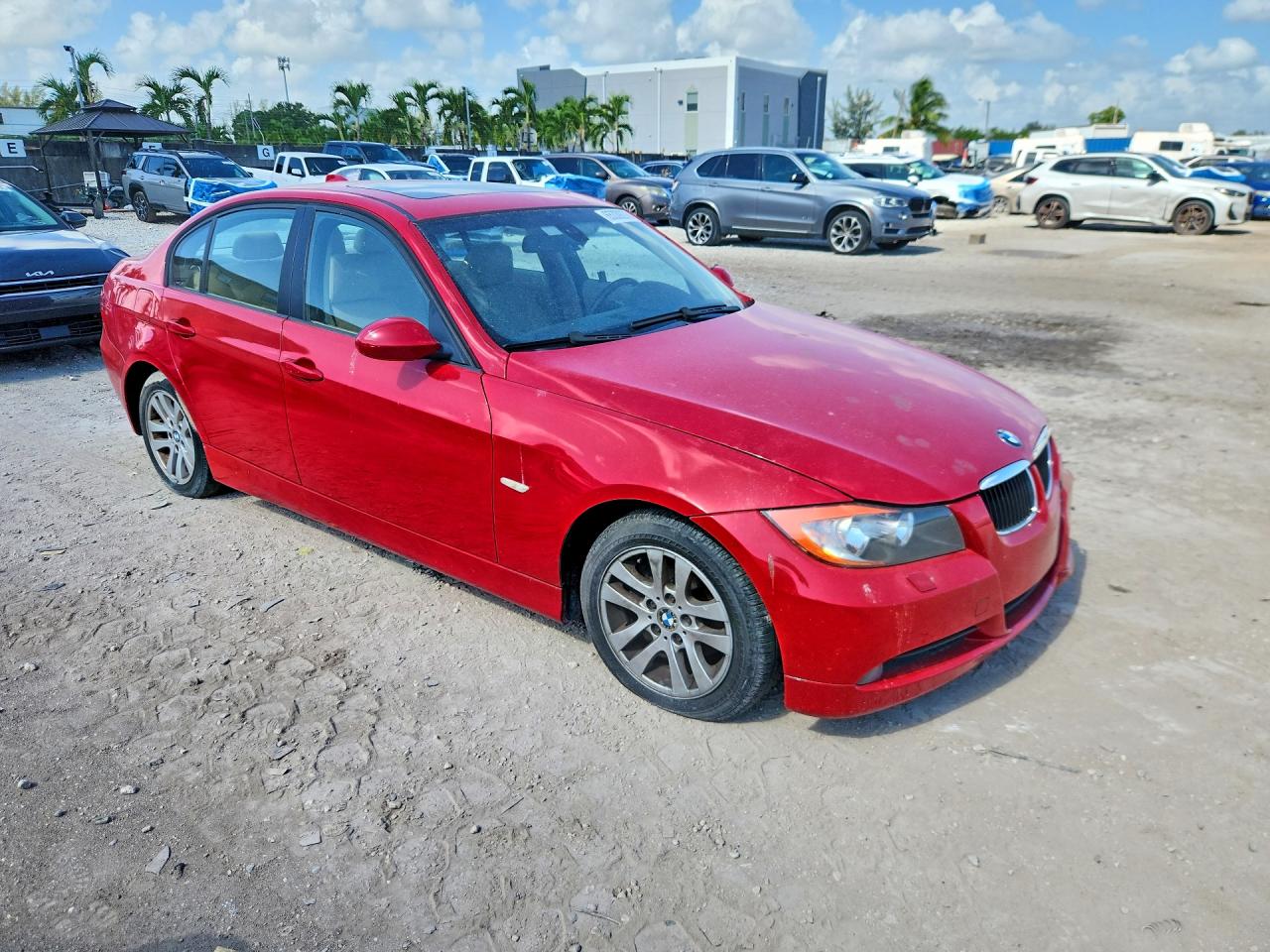 2007 Bmw 328 Xi Red vin: WBAVC935X7KX59503