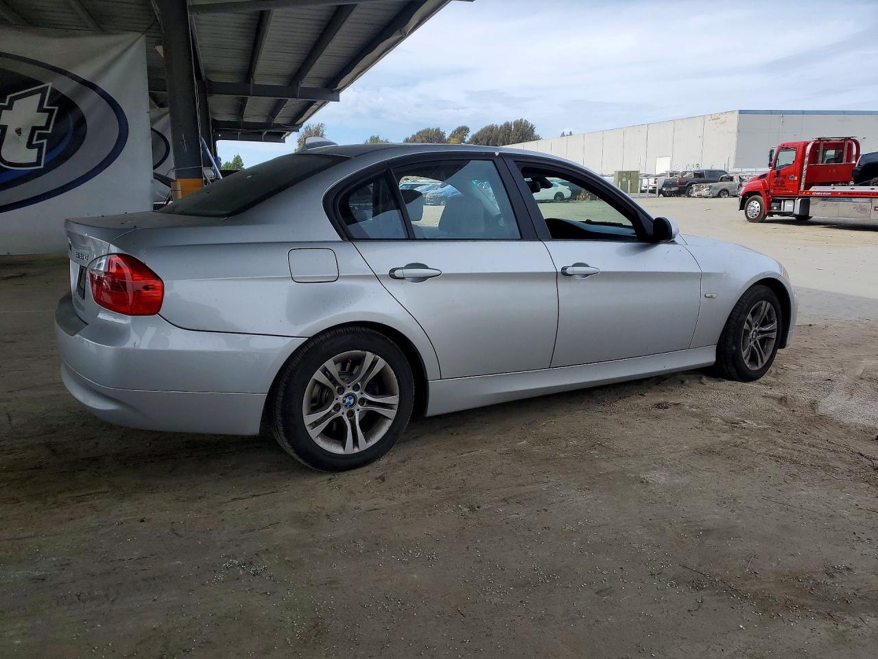 2008 Bmw 328 Xi Silver vin: WBAVC935X8K039037