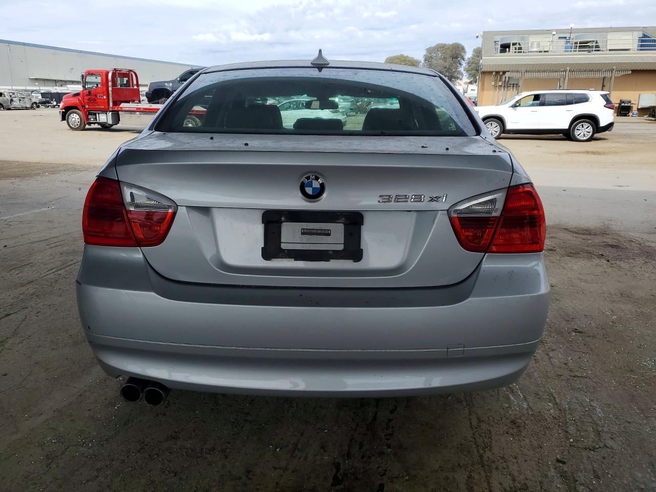 2008 Bmw 328 Xi Silver vin: WBAVC935X8K039037