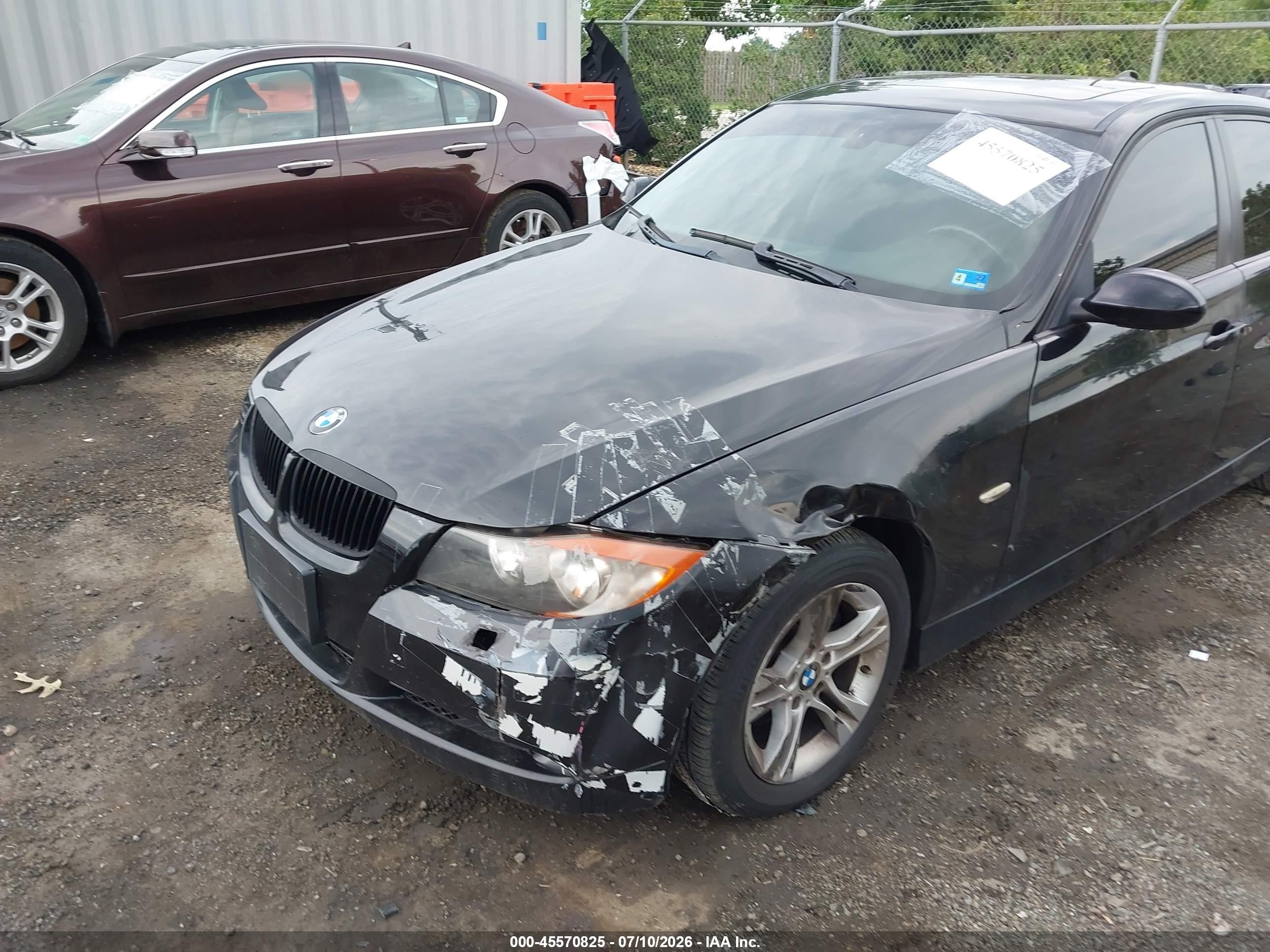 2008 Bmw 328xi   Black vin: WBAVC935X8K041645