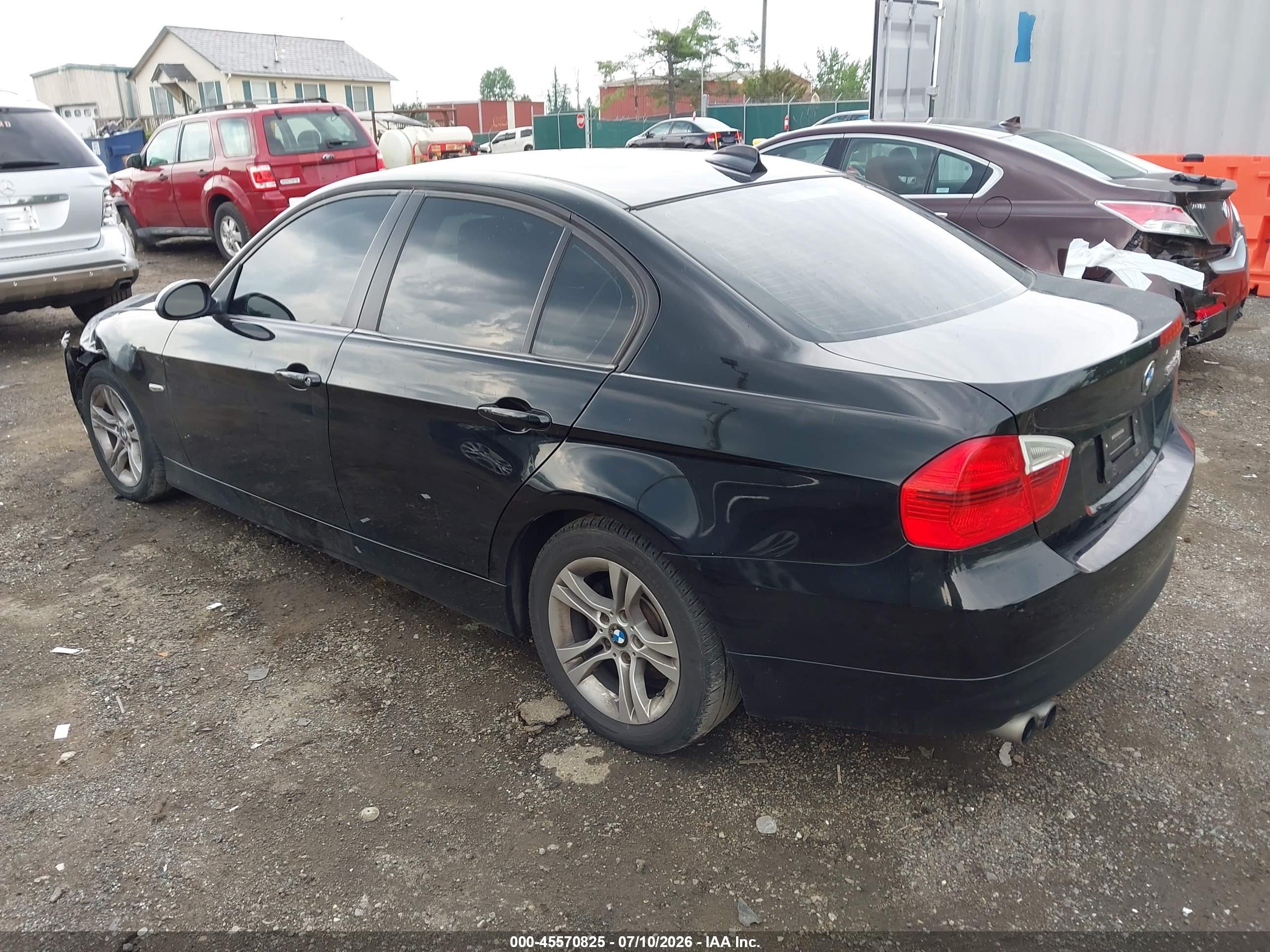 2008 Bmw 328xi   Black vin: WBAVC935X8K041645