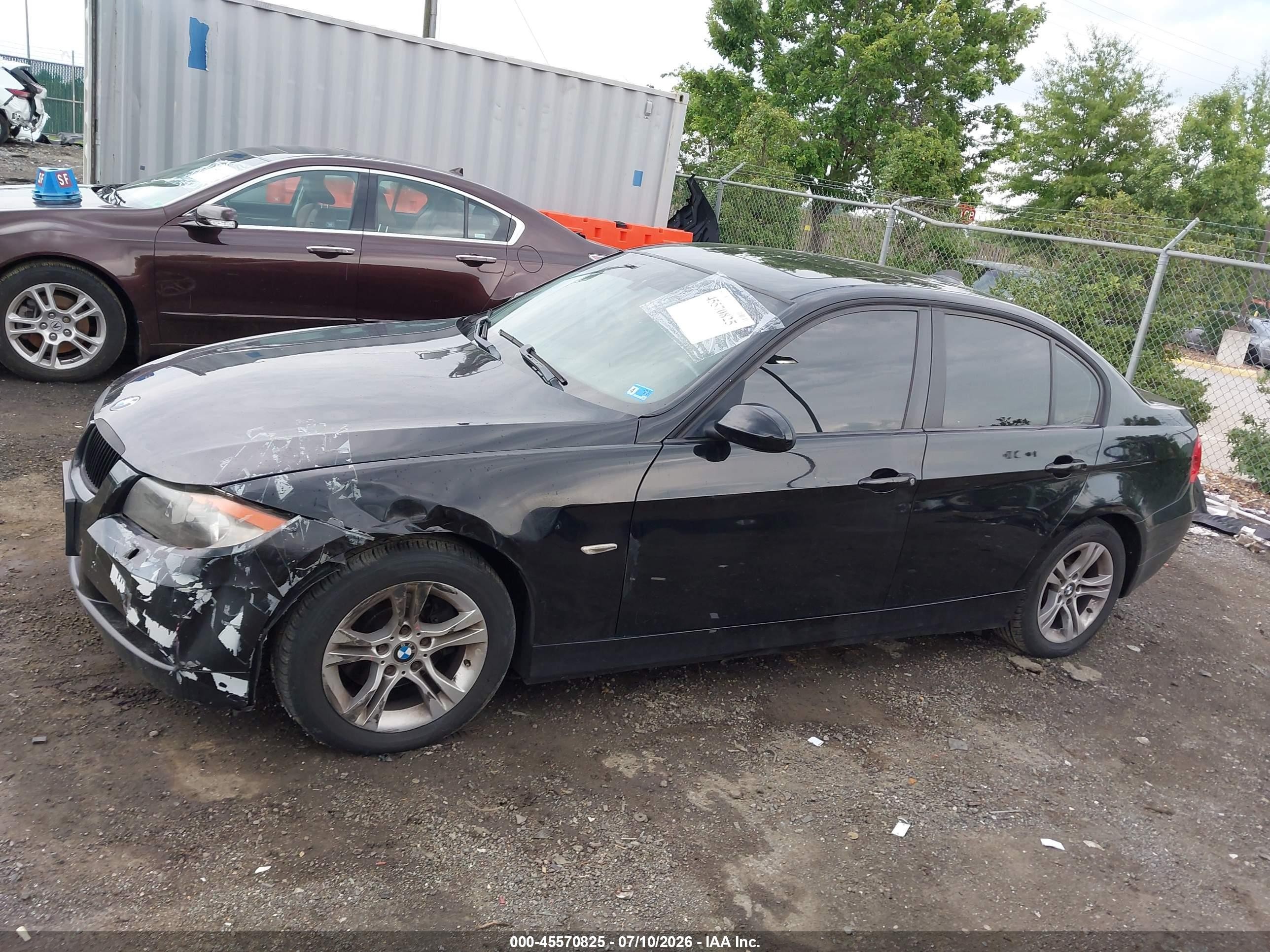 2008 Bmw 328xi   Black vin: WBAVC935X8K041645