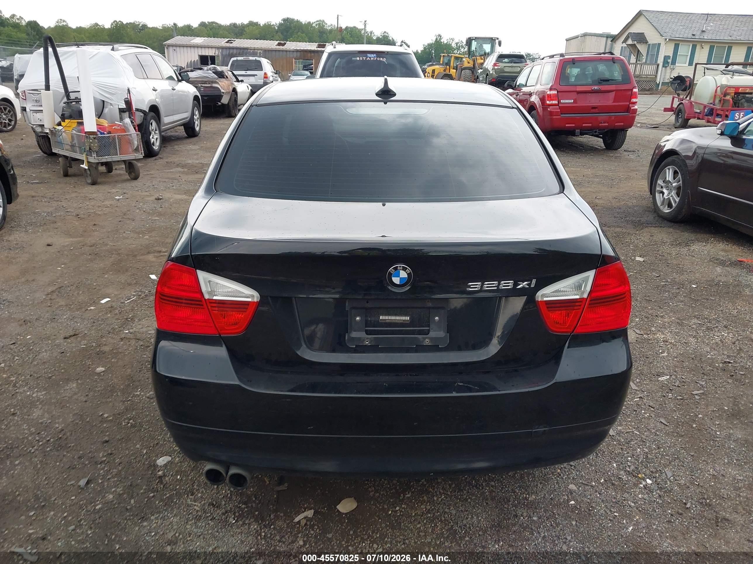 2008 Bmw 328xi   Black vin: WBAVC935X8K041645