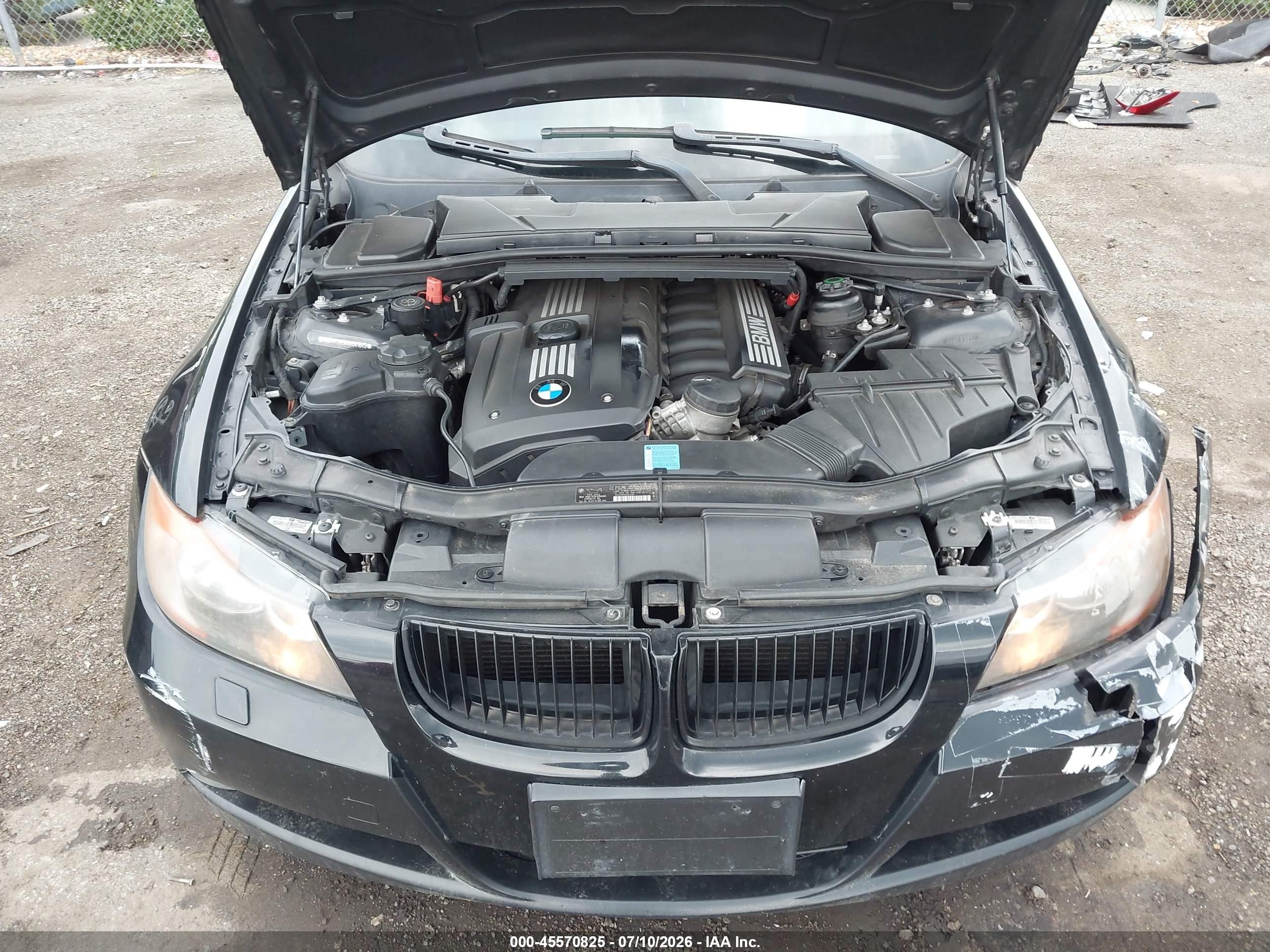 2008 Bmw 328xi   Black vin: WBAVC935X8K041645