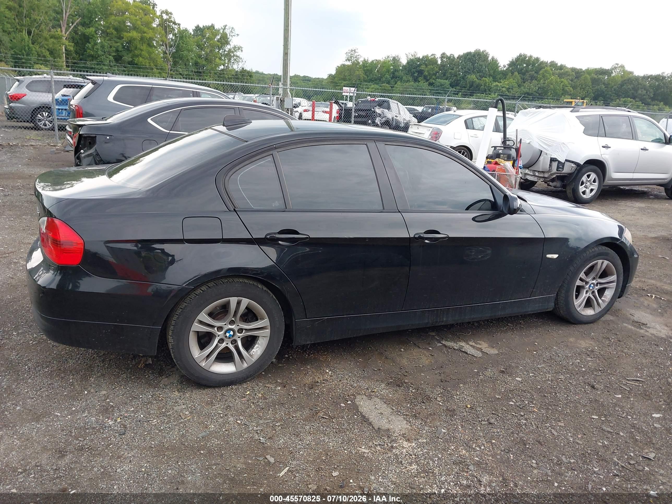 2008 Bmw 328xi   Black vin: WBAVC935X8K041645