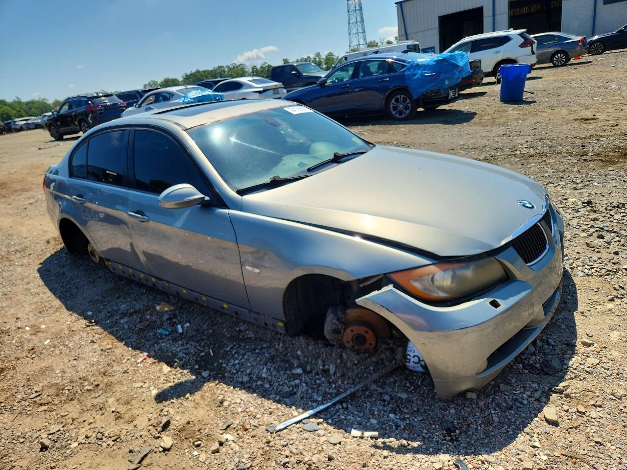 2006 Bmw 325 Xi Blue vin: WBAVD13506KV04212