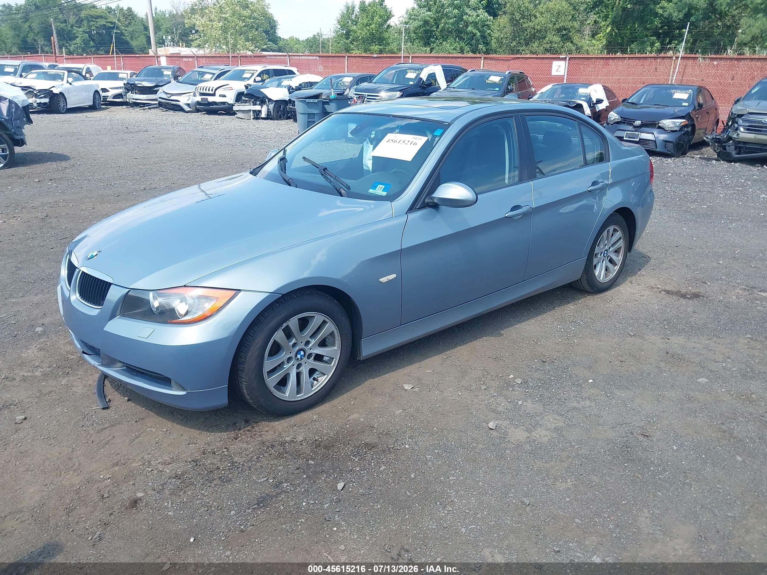 2006 Bmw 325xi   Light Blue vin: WBAVD13516KV00976