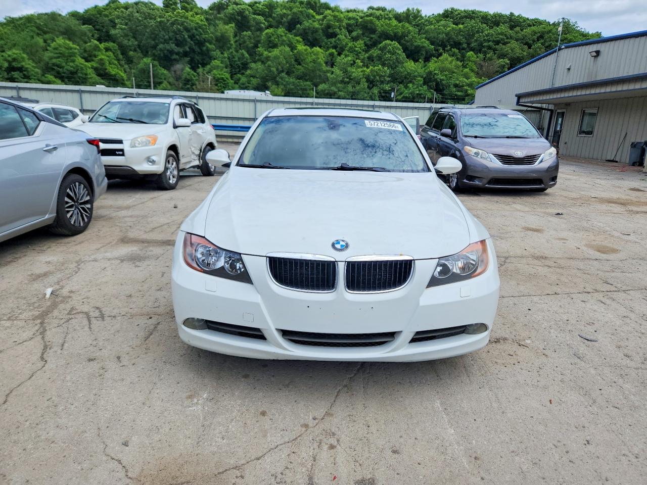 2006 Bmw 325 Xi White vin: WBAVD13516KV07166