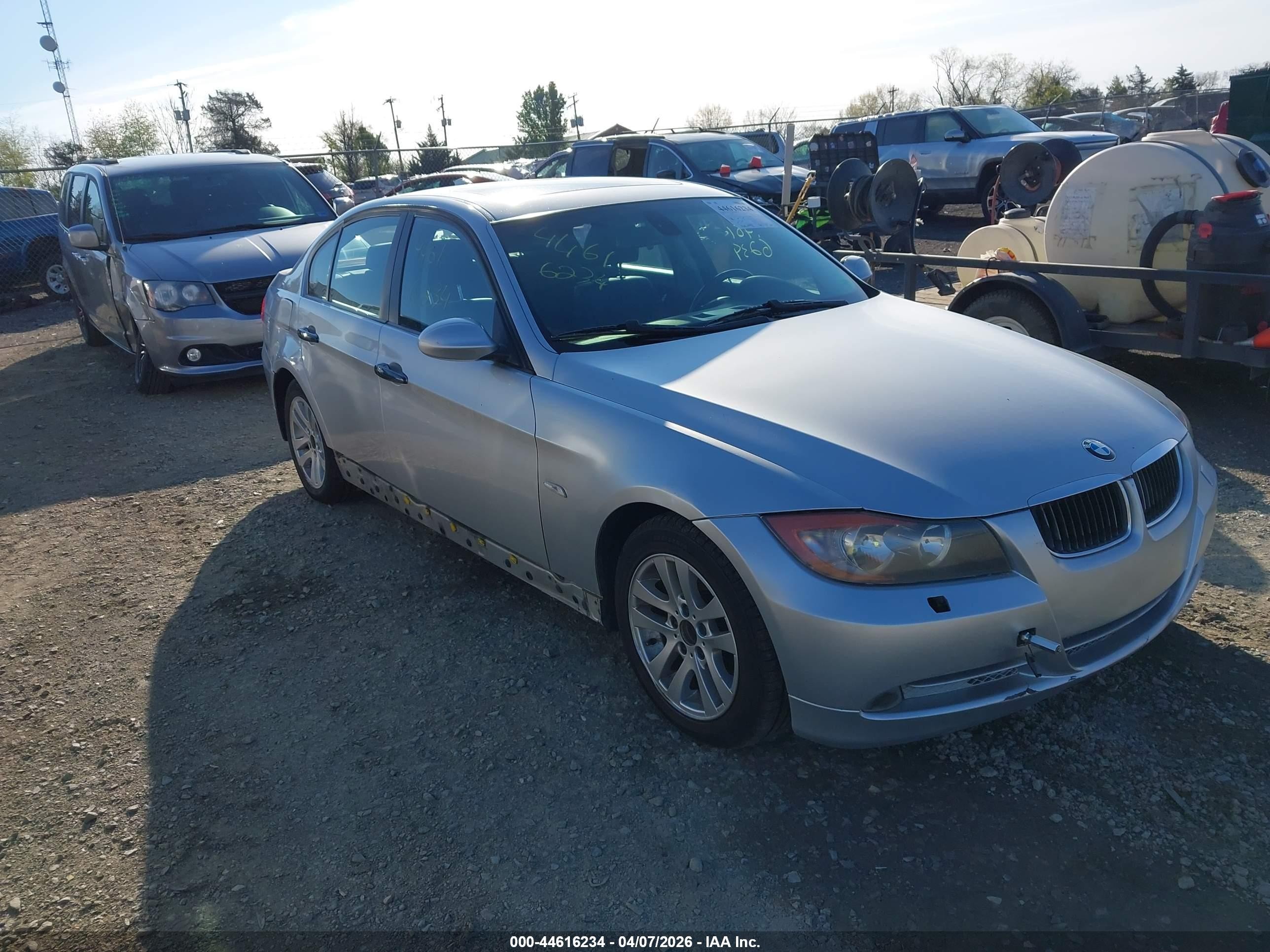 2006 Bmw 325xi   Silver vin: WBAVD13546KV07761