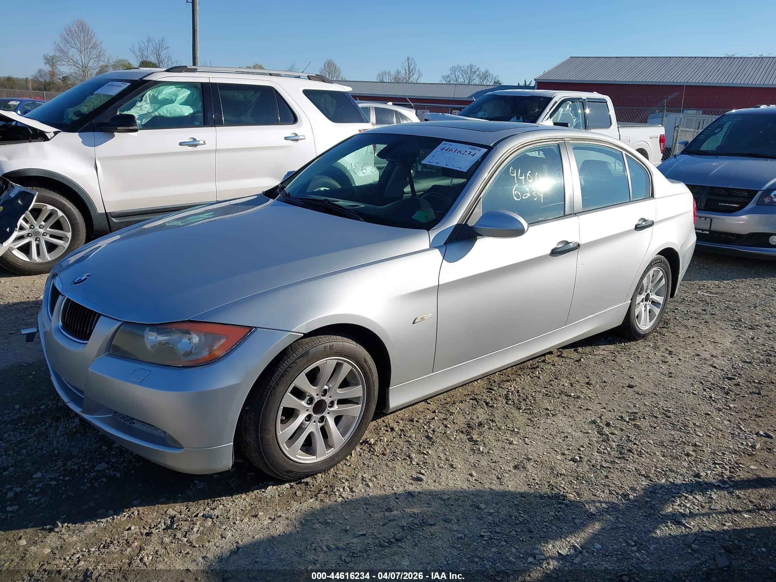 2006 Bmw 325xi   Silver vin: WBAVD13546KV07761