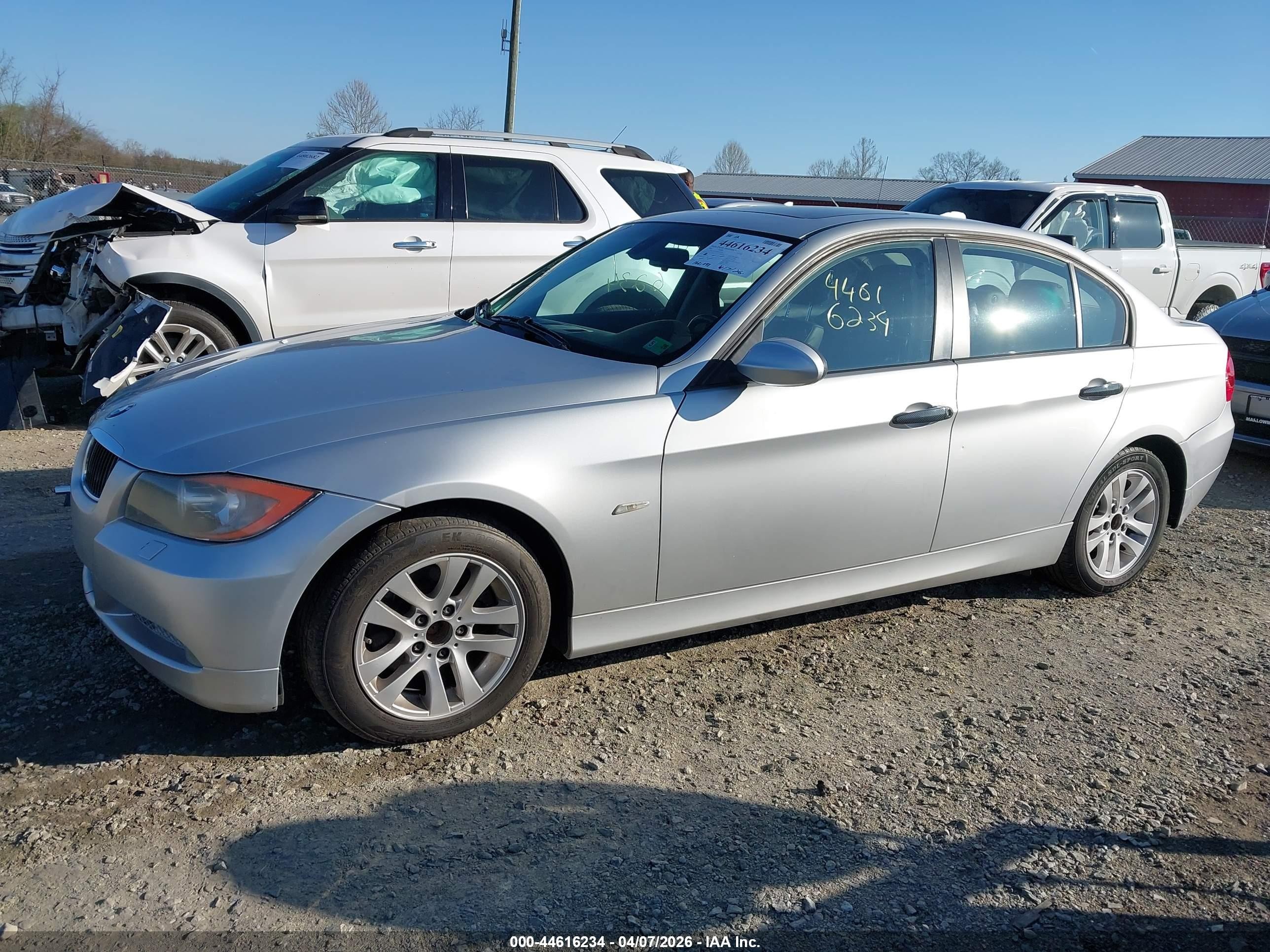 2006 Bmw 325xi   Silver vin: WBAVD13546KV07761