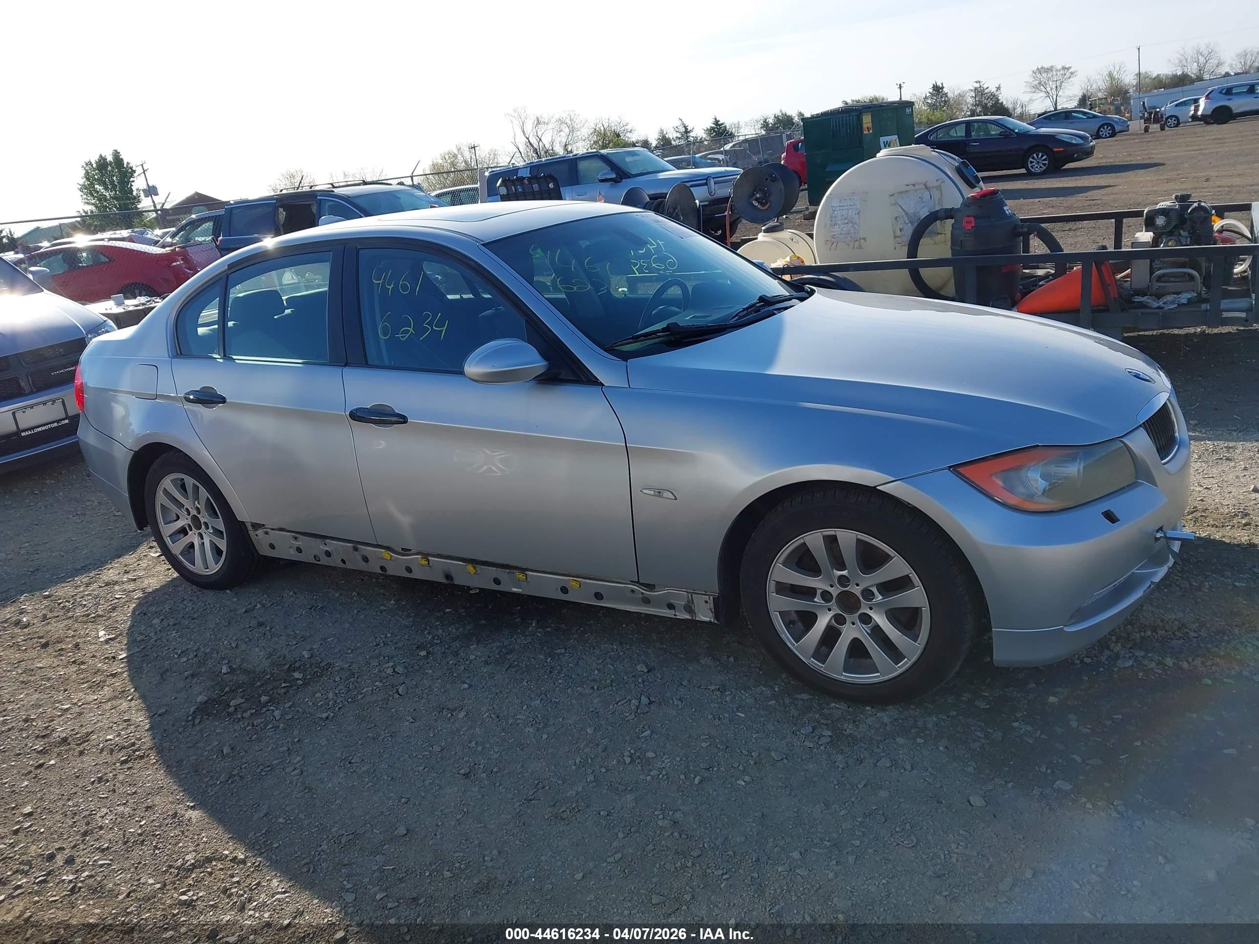 2006 Bmw 325xi   Silver vin: WBAVD13546KV07761