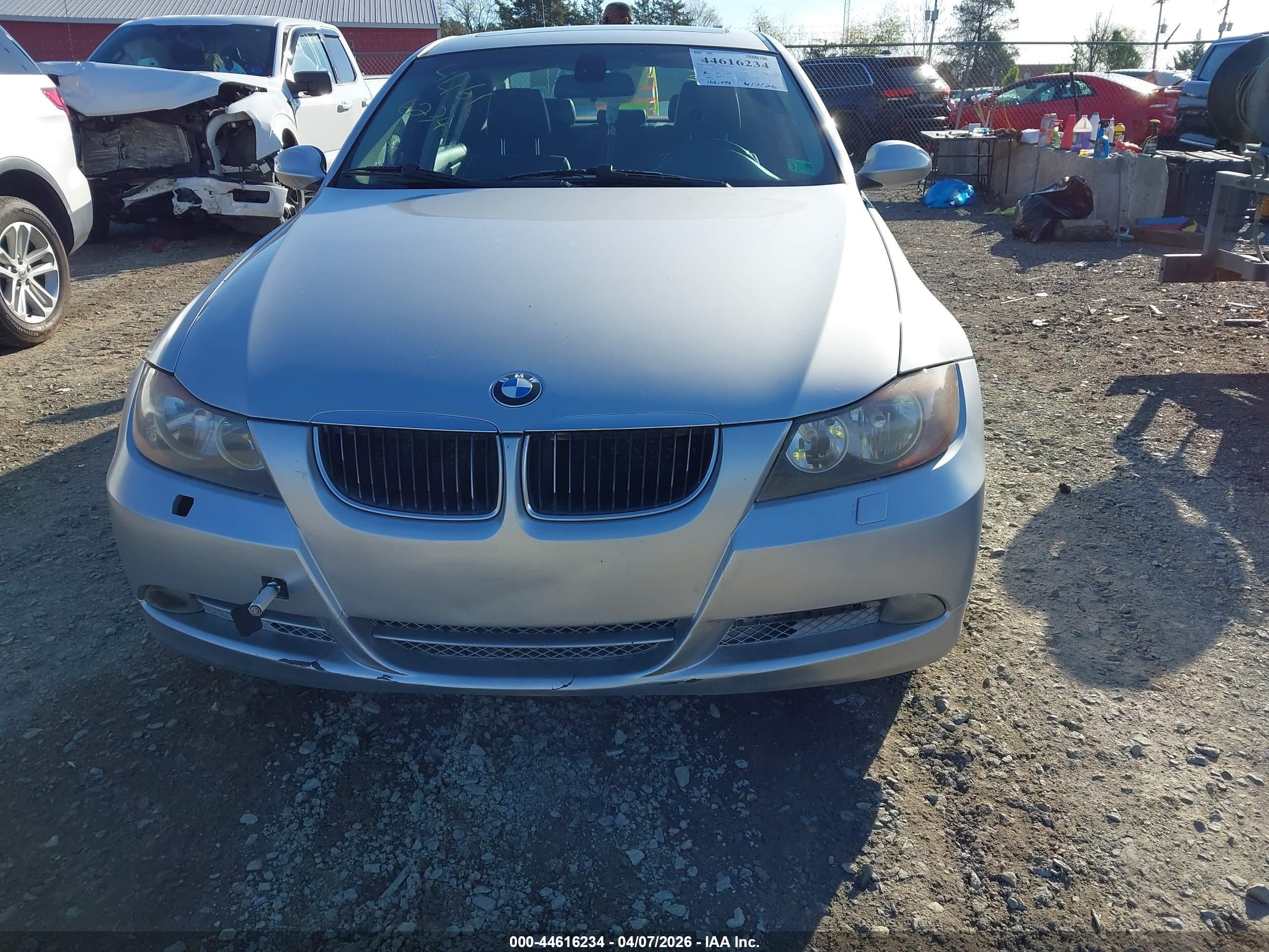 2006 Bmw 325xi   Silver vin: WBAVD13546KV07761