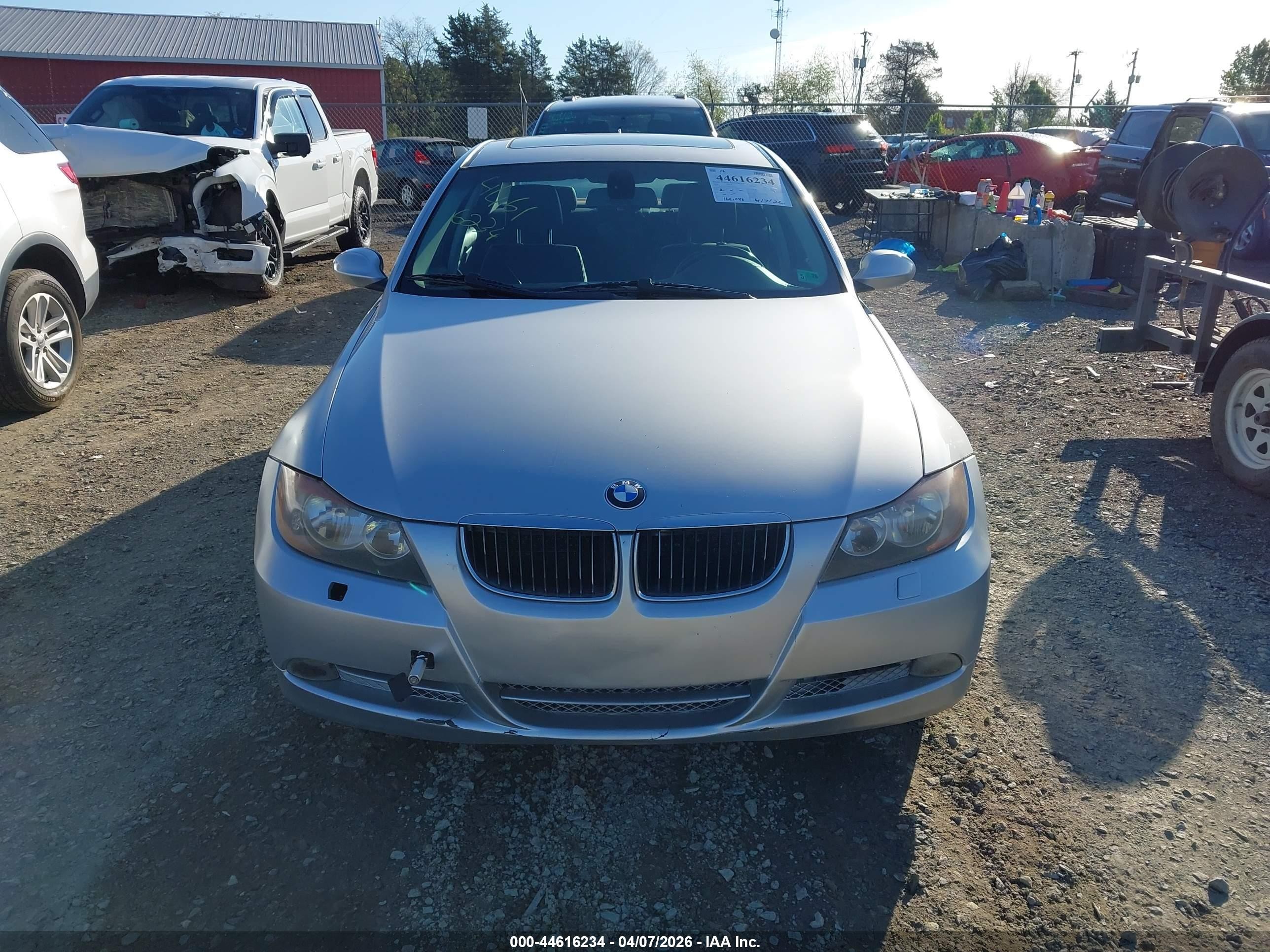 2006 Bmw 325xi   Silver vin: WBAVD13546KV07761