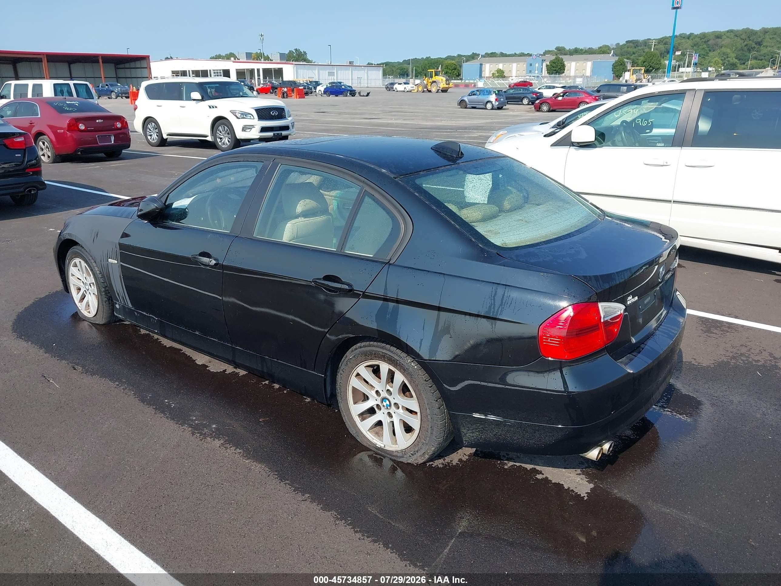 2006 Bmw 325xi   Черный vin: WBAVD13556KV10362