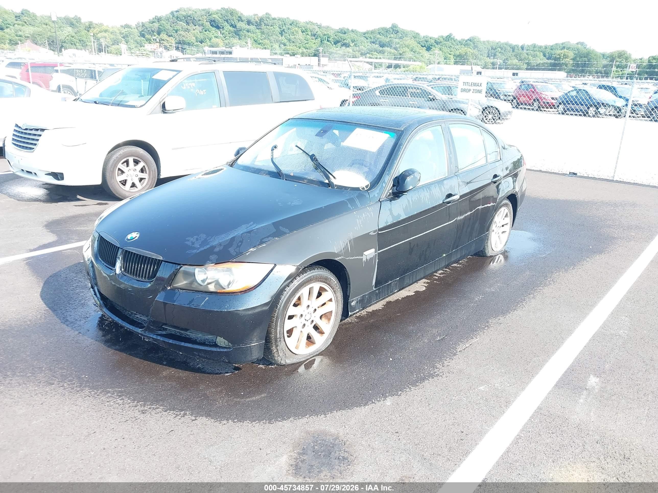 2006 Bmw 325xi   Черный vin: WBAVD13556KV10362