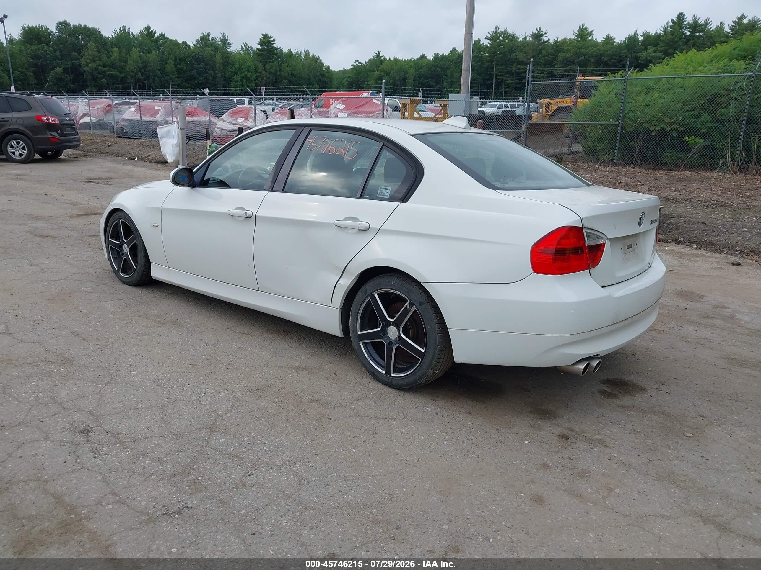2006 Bmw 325xi   White vin: WBAVD13576KV05194