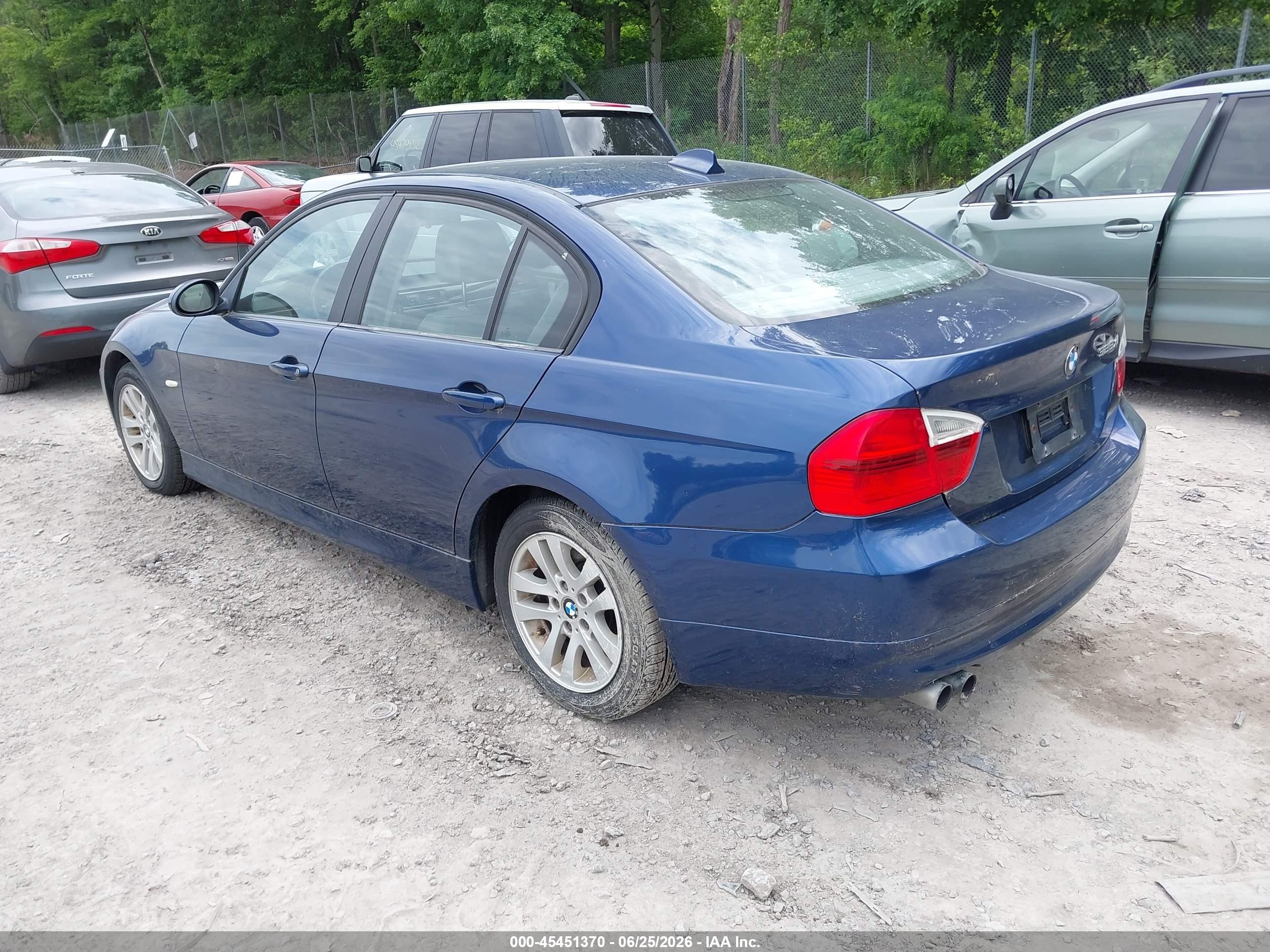 2006 Bmw 325xi   Dark Blue vin: WBAVD13576KV08323