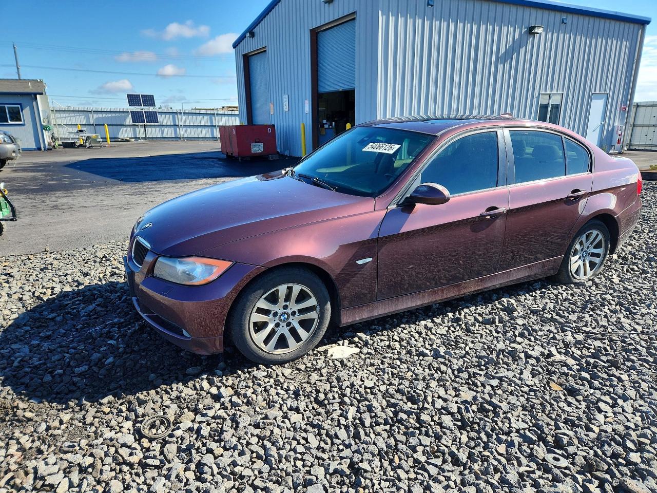 2006 Bmw 325 Xi Burgundy vin: WBAVD13586KV01302
