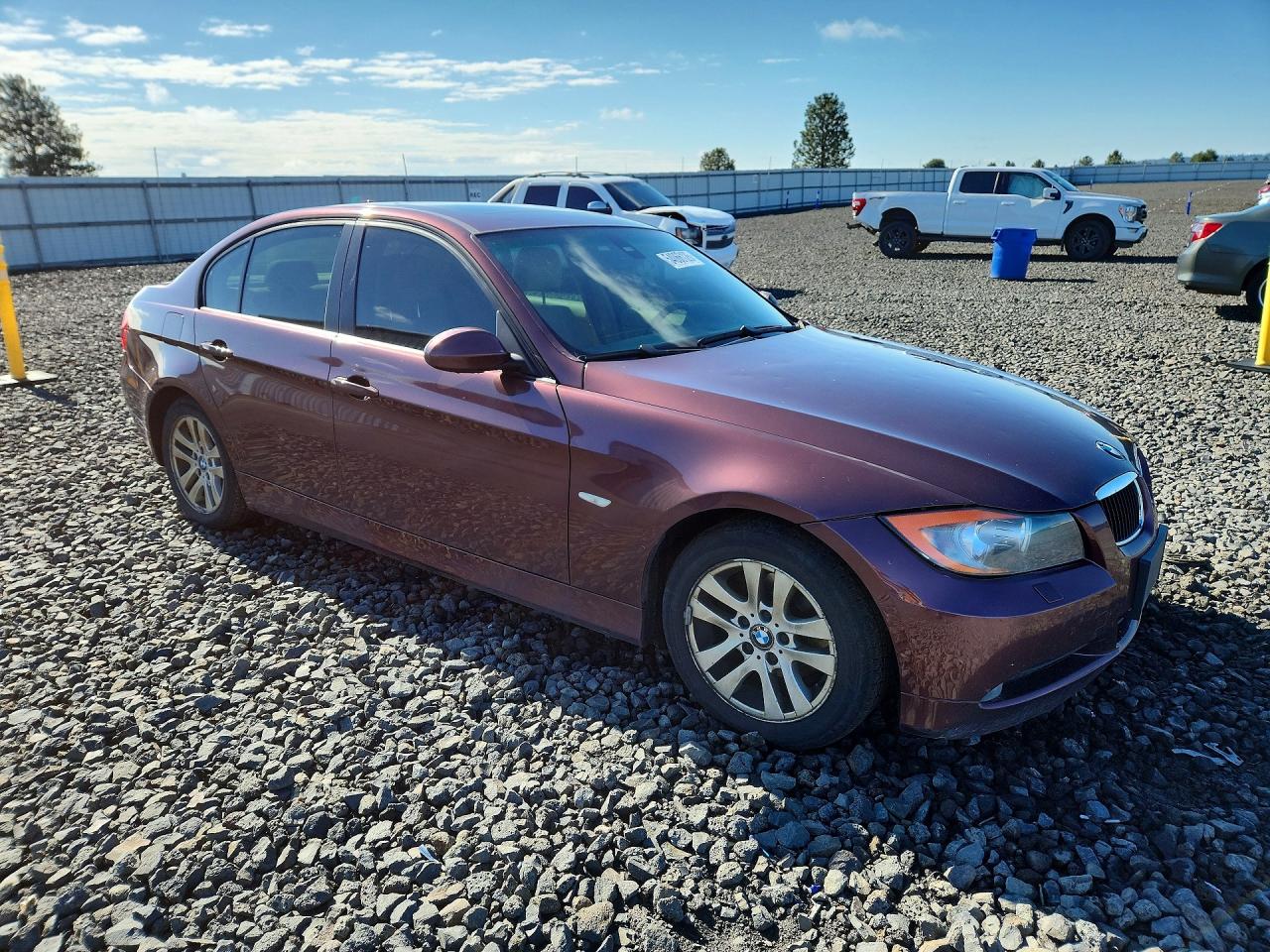 2006 Bmw 325 Xi Бордовый vin: WBAVD13586KV01302