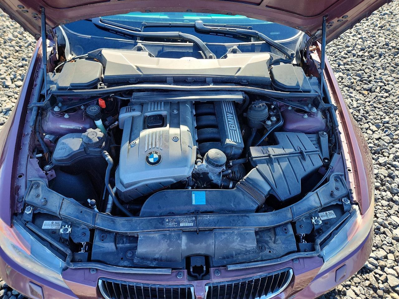 2006 Bmw 325 Xi Бордовый vin: WBAVD13586KV01302