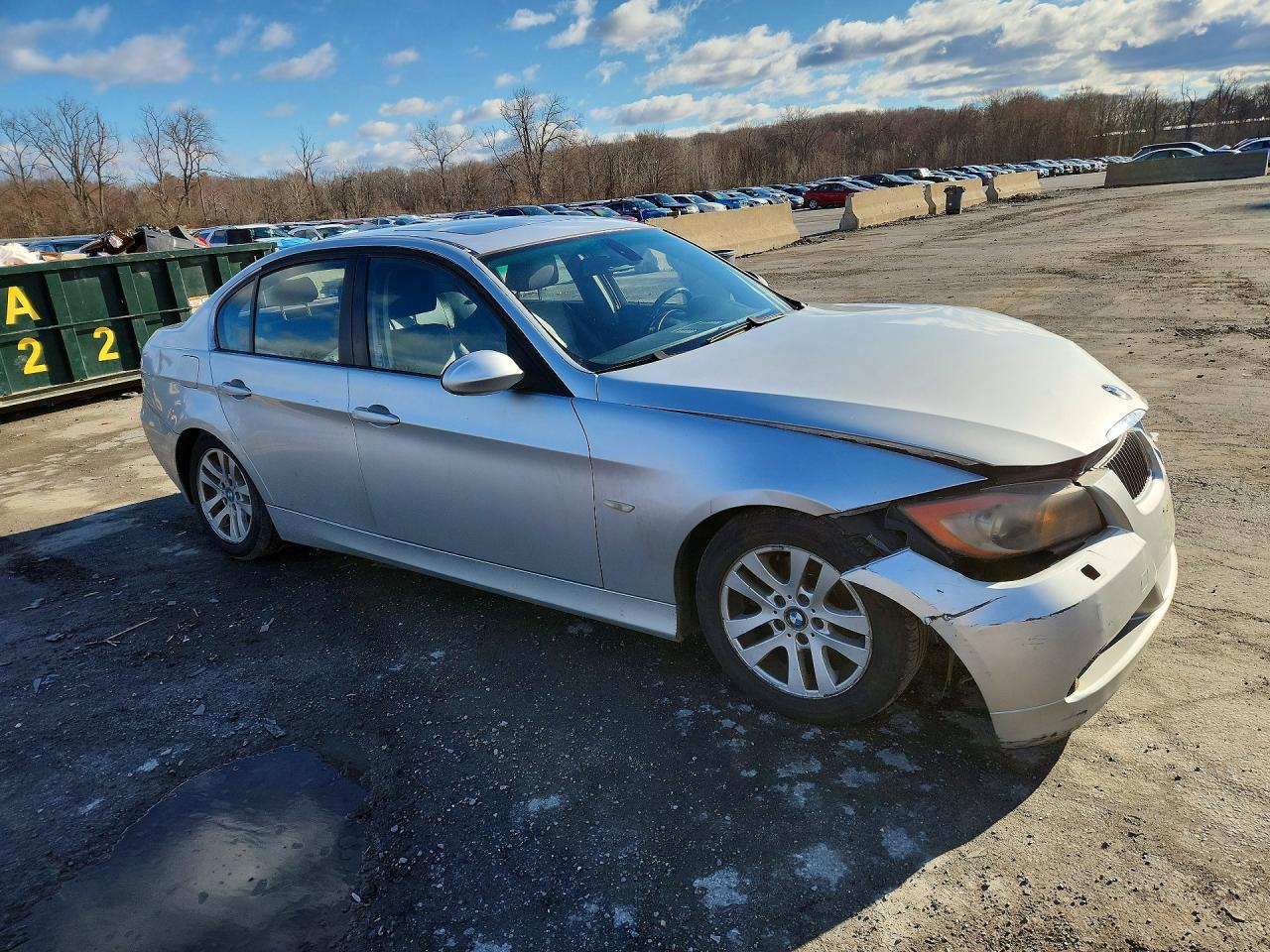 2006 Bmw 325 Xi Silver vin: WBAVD135X6KT79879