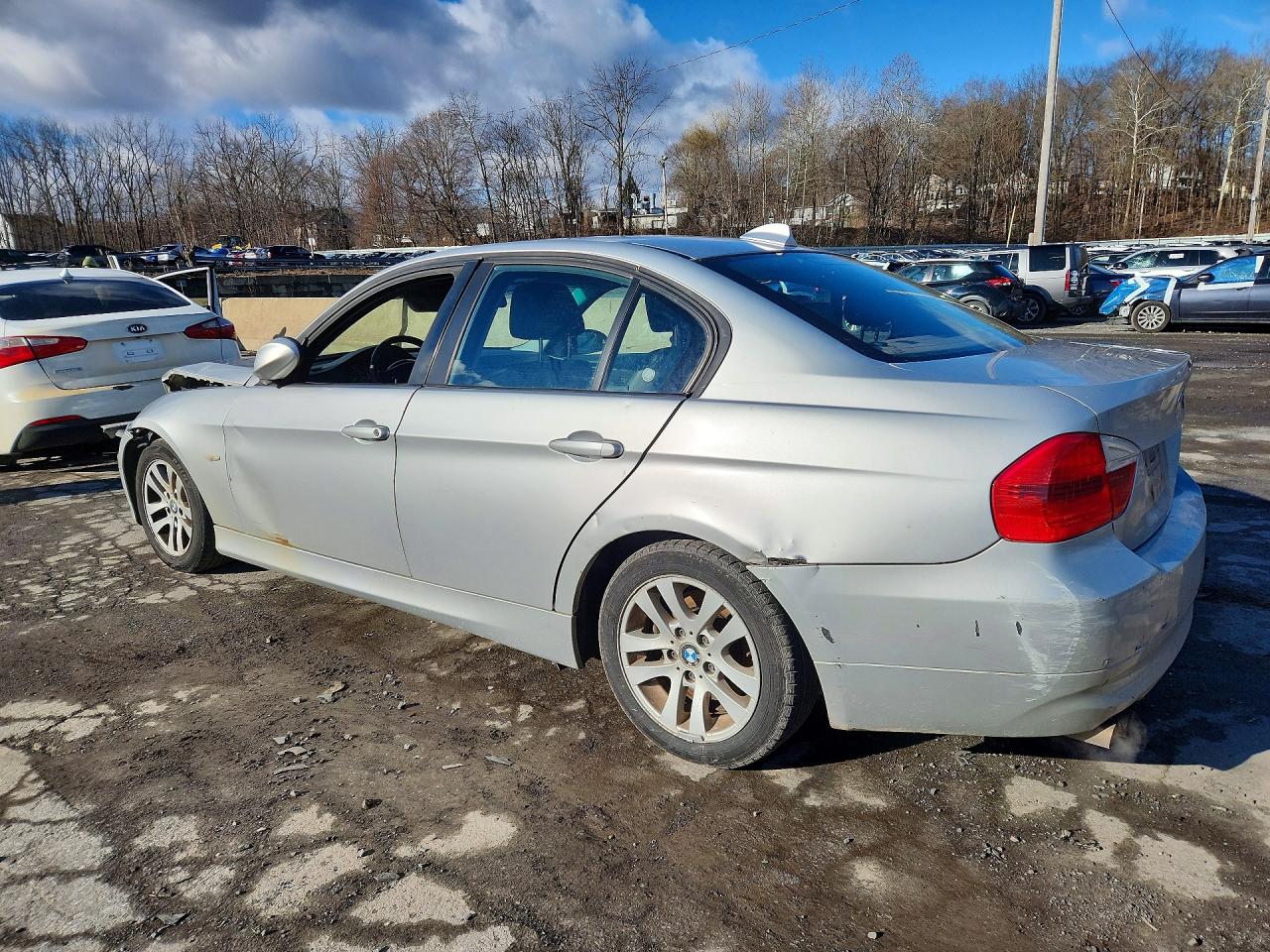 2006 Bmw 325 Xi Silver vin: WBAVD135X6KT79879