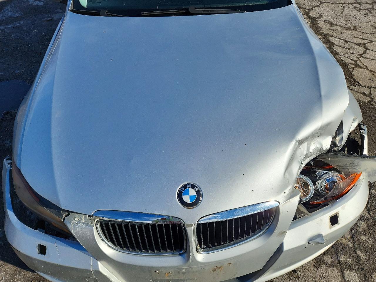 2006 Bmw 325 Xi Silver vin: WBAVD135X6KT79879