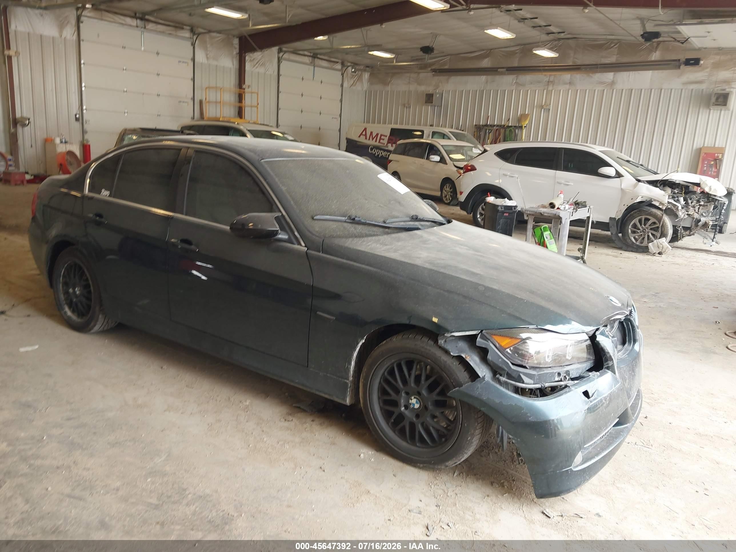 2006 Bmw 330xi   Зеленый vin: WBAVD33546KL51782