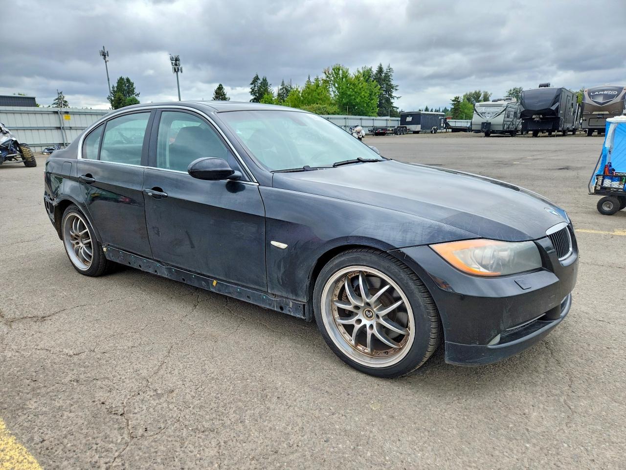 2006 Bmw 330xi Black vin: WBAVD33546KV65252