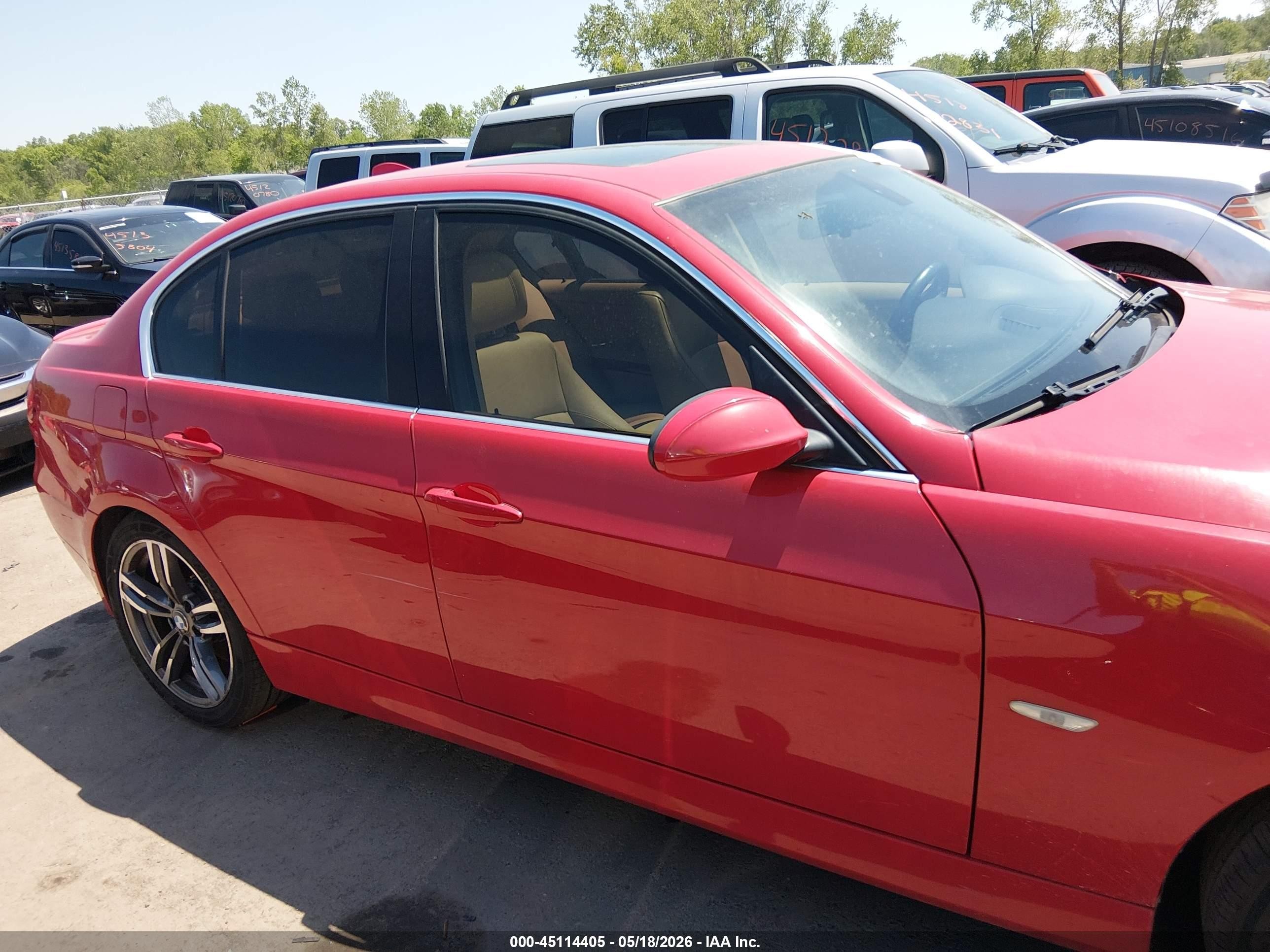 2006 Bmw 330xi   Red vin: WBAVD33556KL52195