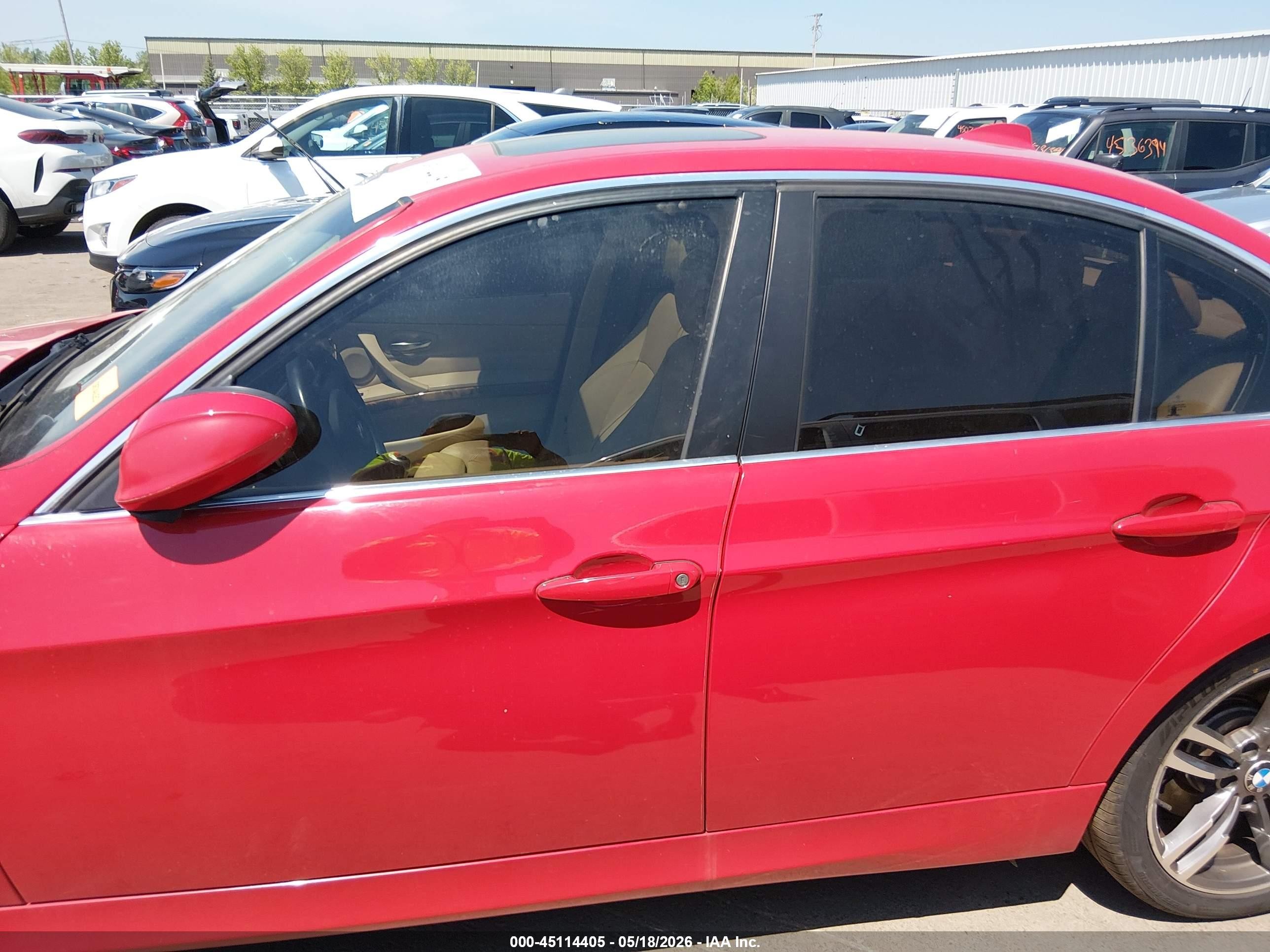 2006 Bmw 330xi   Red vin: WBAVD33556KL52195