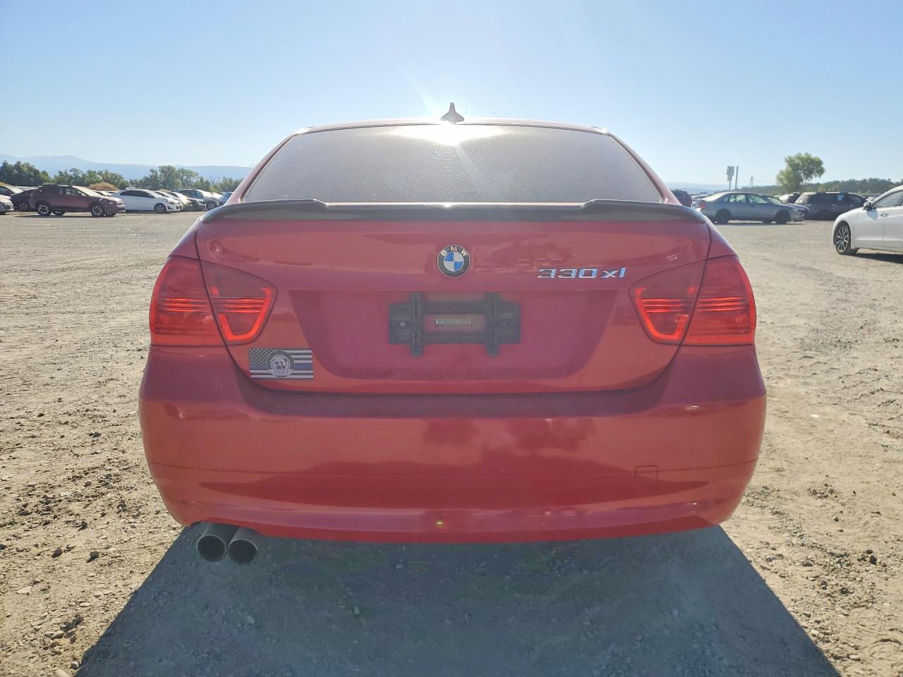 2006 Bmw 330 Xi Red vin: WBAVD33556KV66720