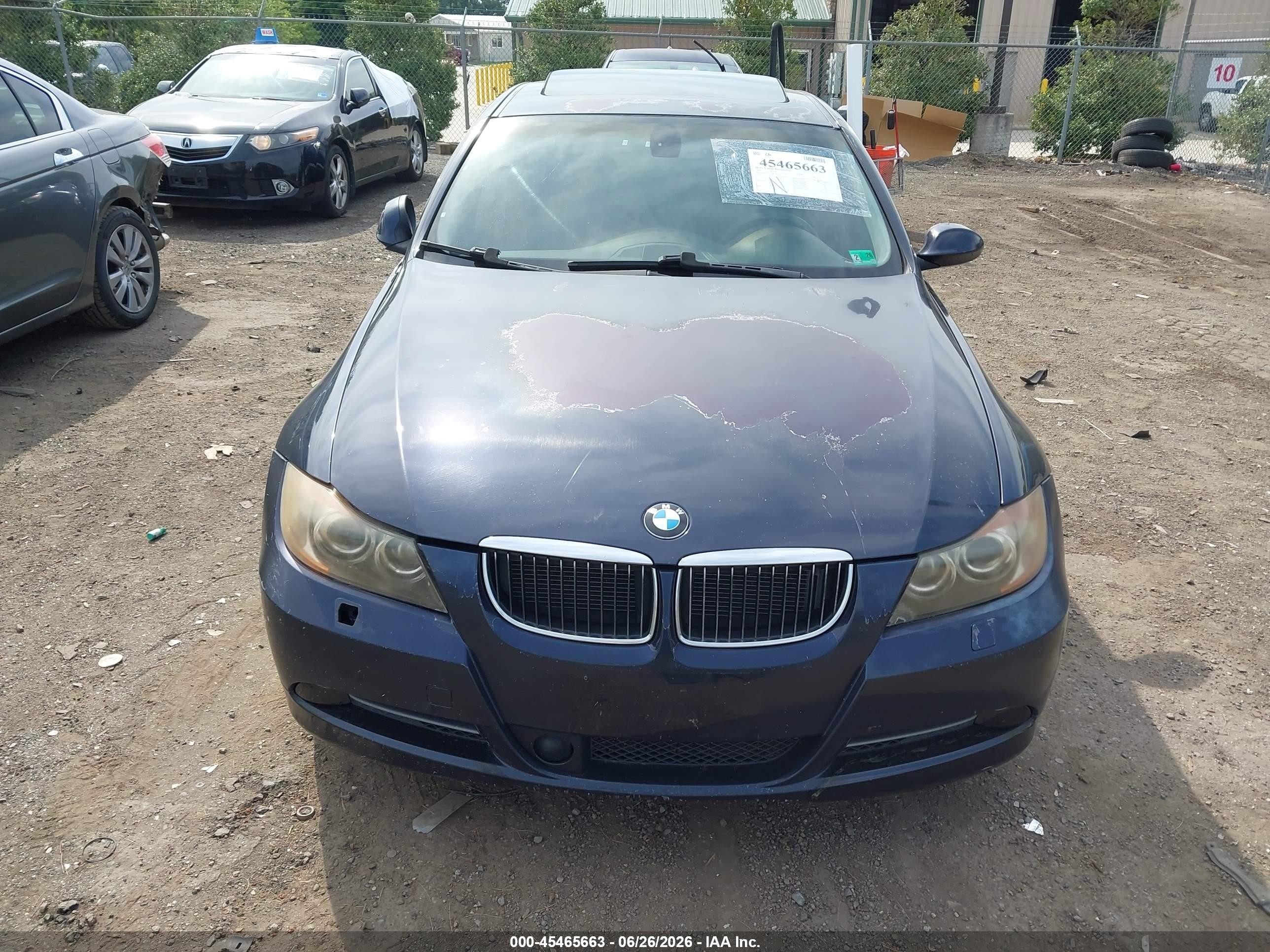 2006 Bmw 330xi Navy vin: WBAVD33576KV63110