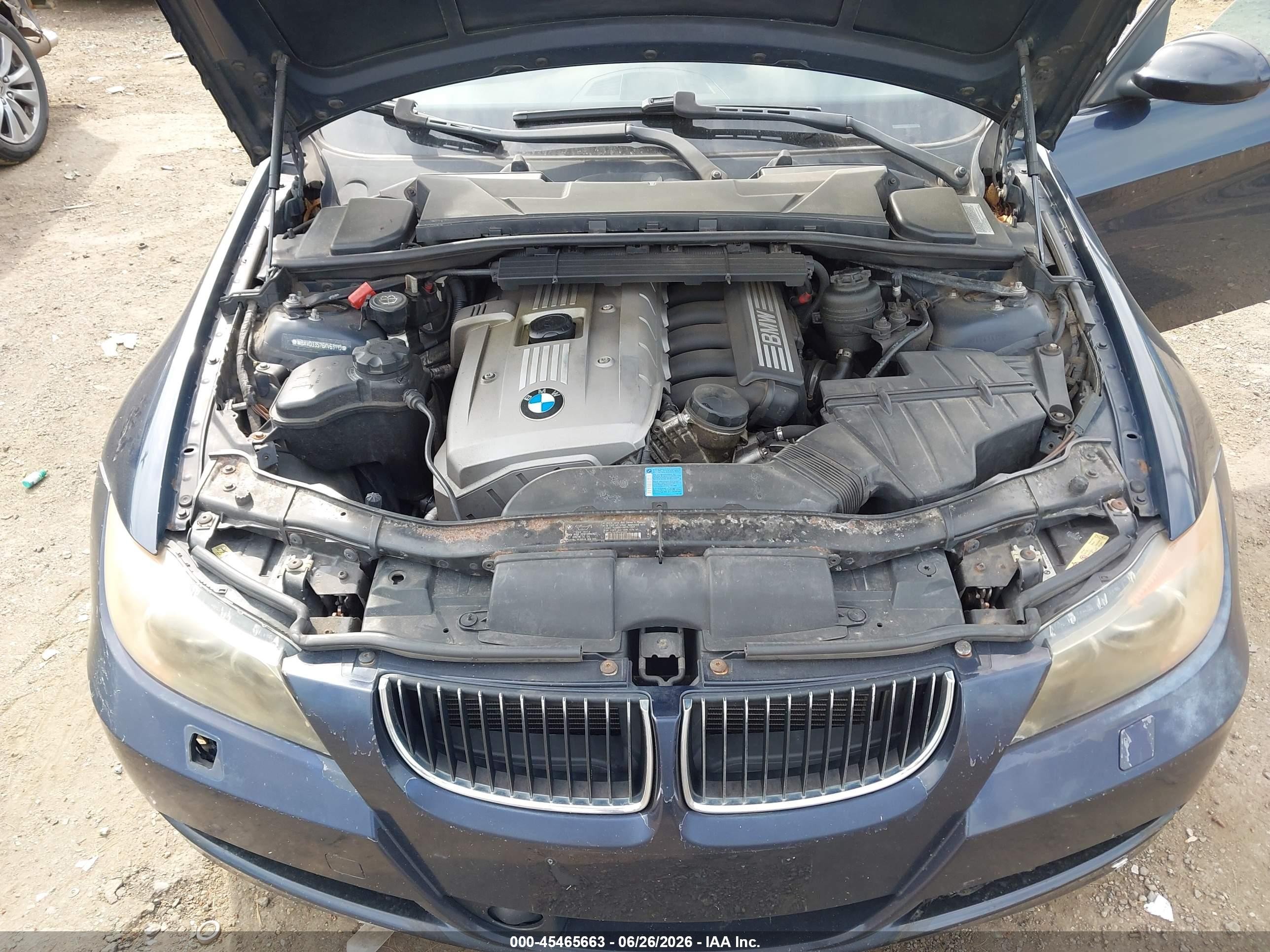2006 Bmw 330xi Navy vin: WBAVD33576KV63110