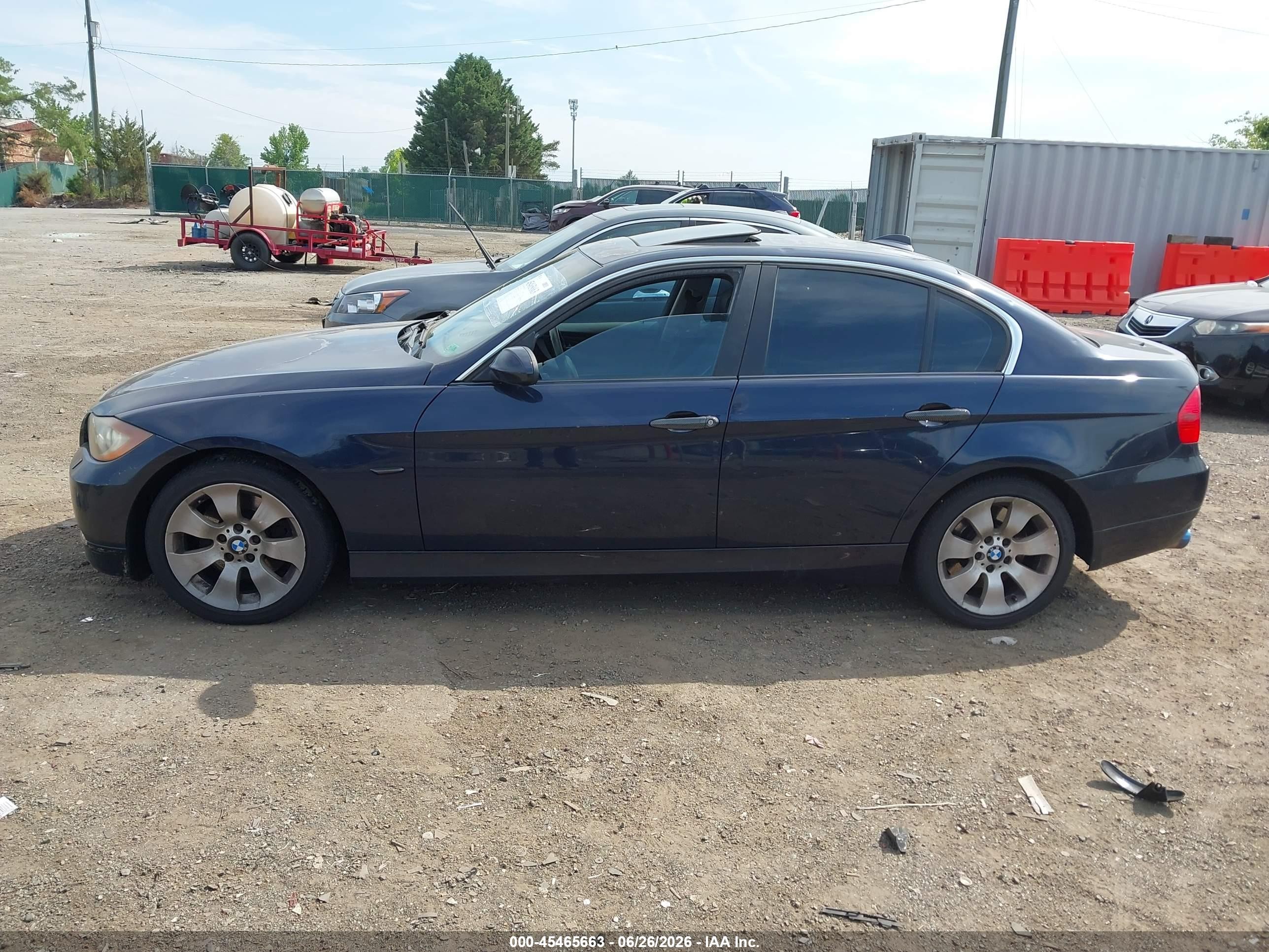2006 Bmw 330xi Navy vin: WBAVD33576KV63110