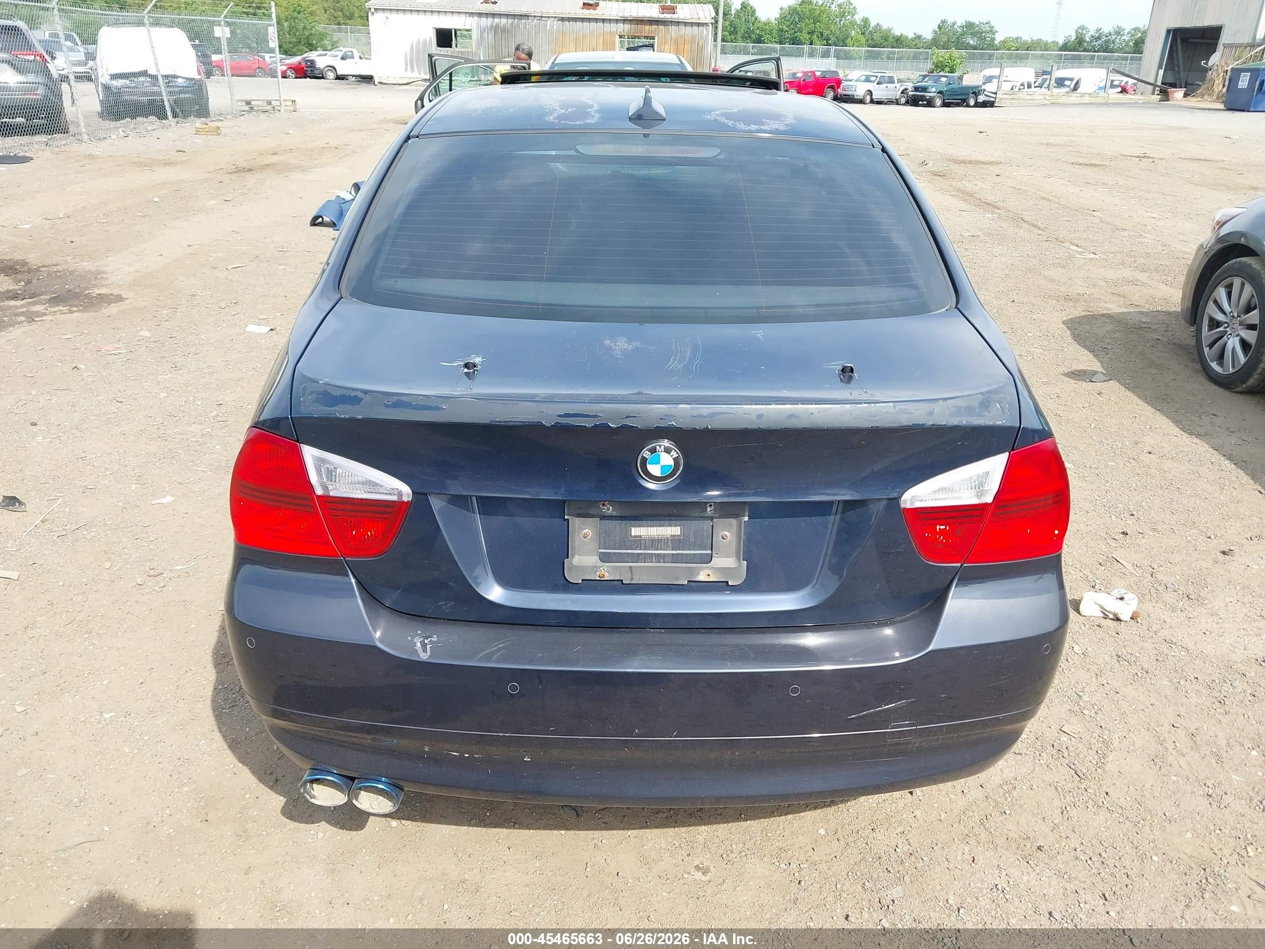 2006 Bmw 330xi Navy vin: WBAVD33576KV63110
