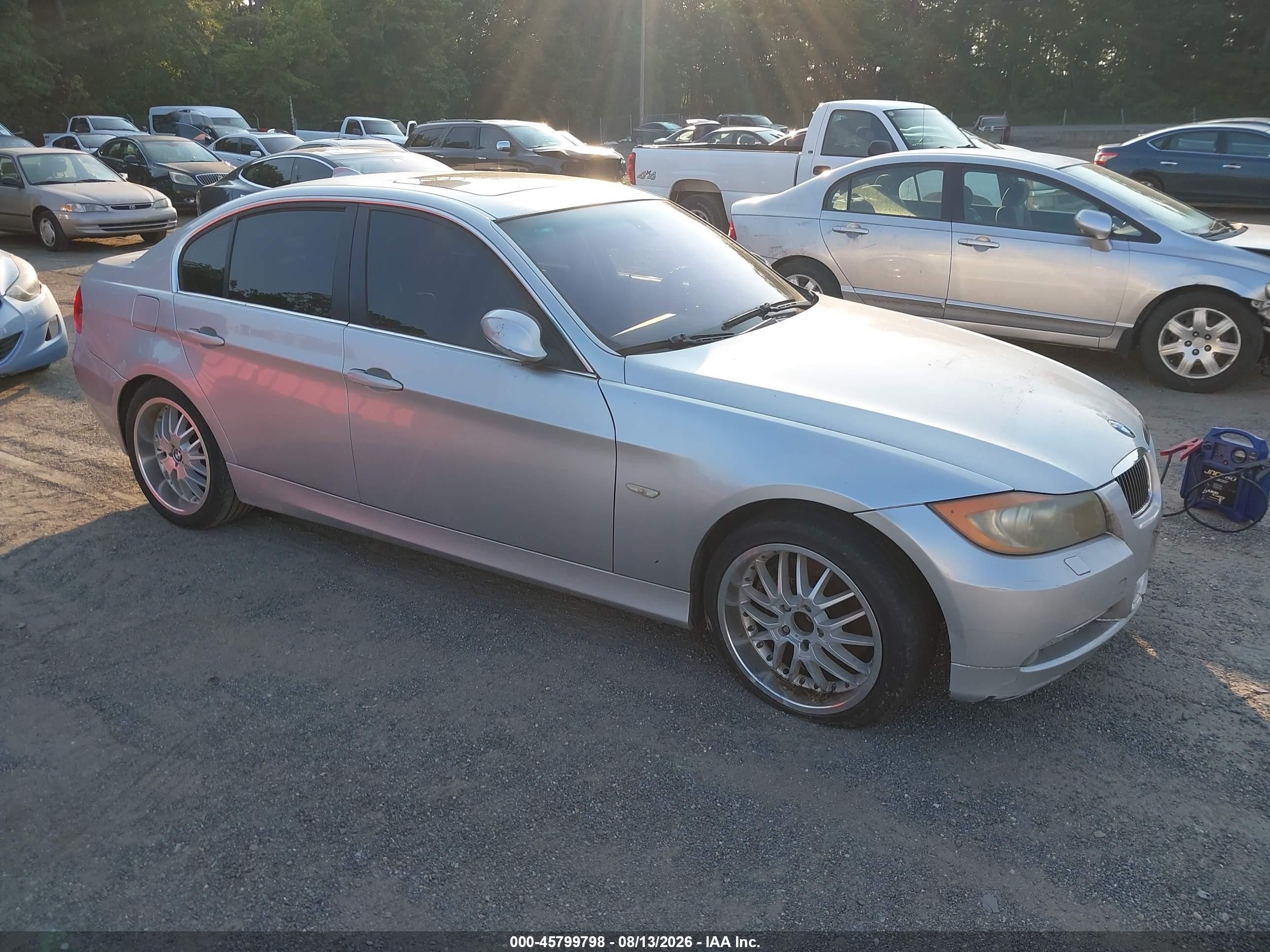 2006 Bmw 330xi   Серебряный vin: WBAVD33586KV61964