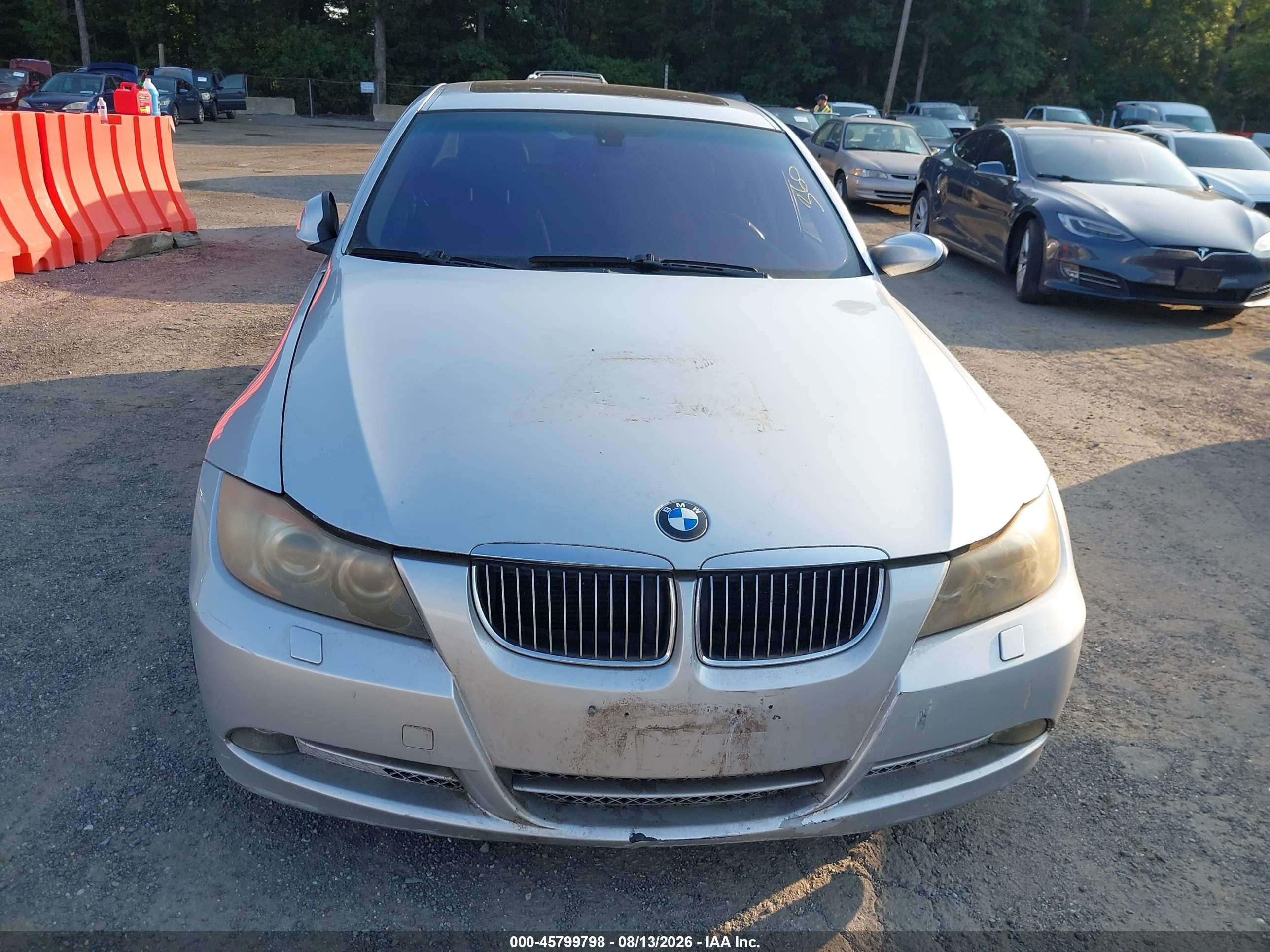 2006 Bmw 330xi   Серебряный vin: WBAVD33586KV61964