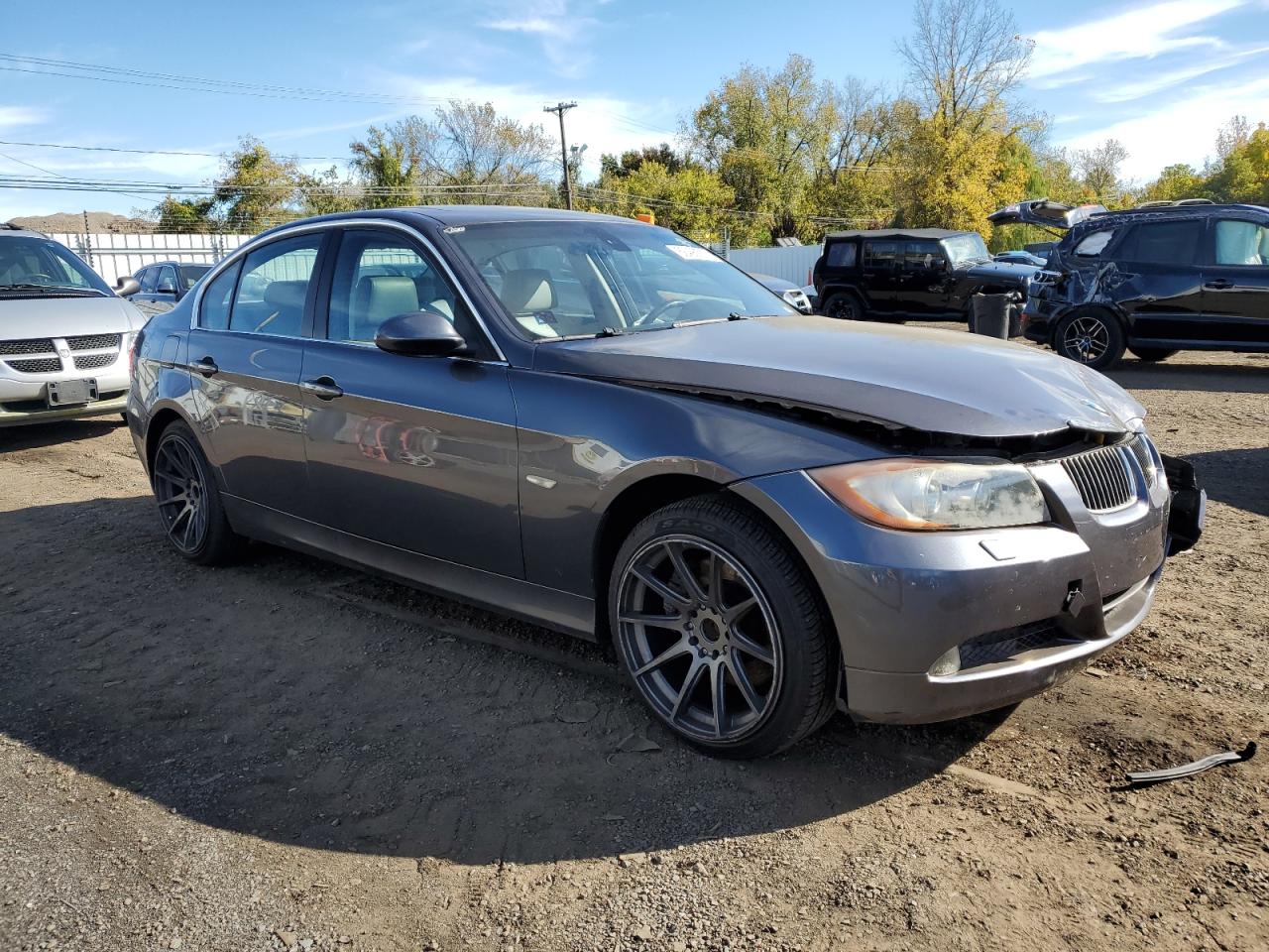 2006 Bmw 330 Xi Gray vin: WBAVD33586KV65433
