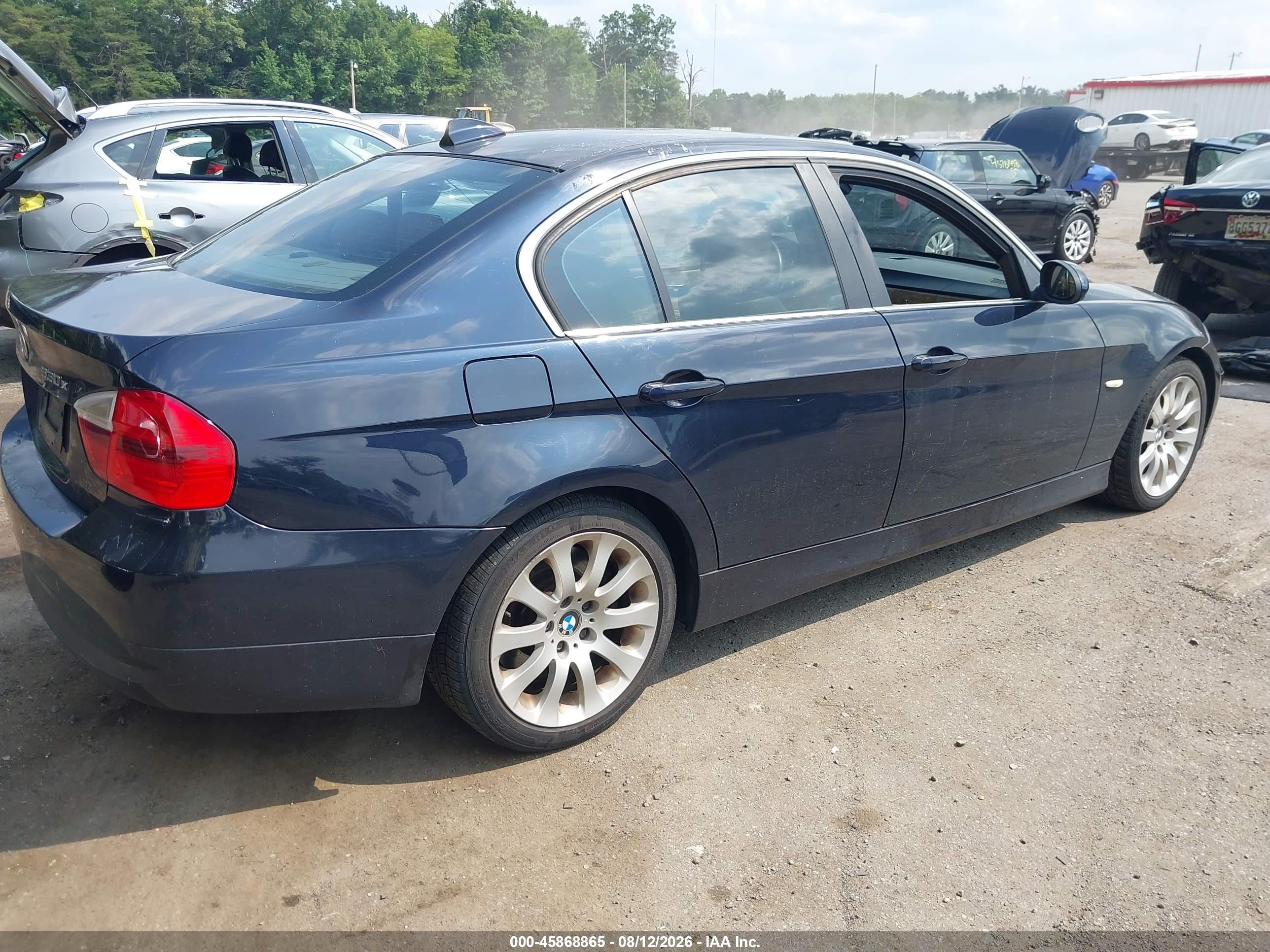 2006 Bmw 330xi   Blue vin: WBAVD33586KV67991