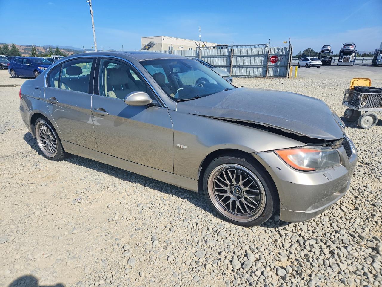 2007 Bmw 335 Xi Beige vin: WBAVD53517A007040