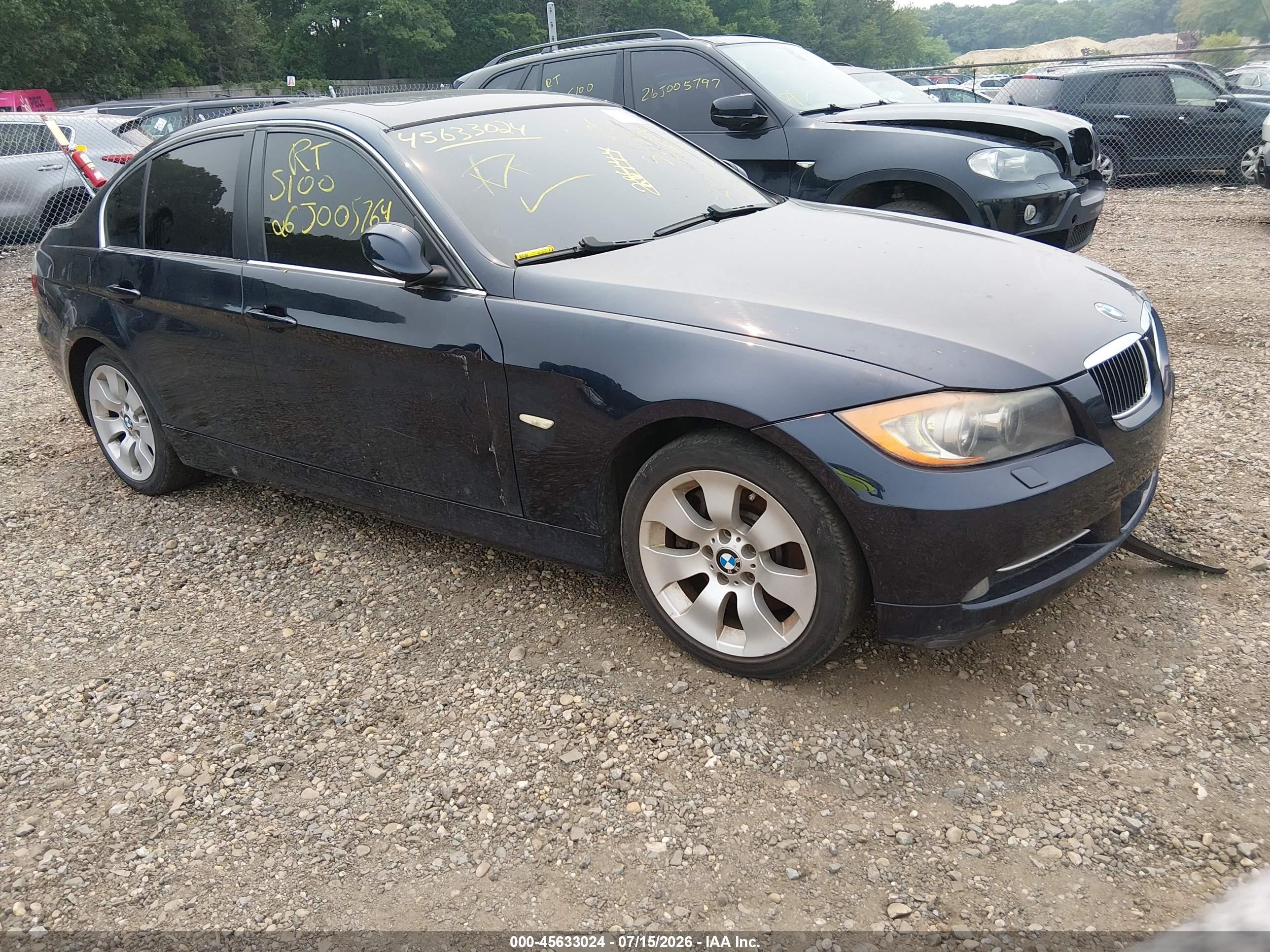 2008 Bmw 335xi   Black vin: WBAVD53518A284420