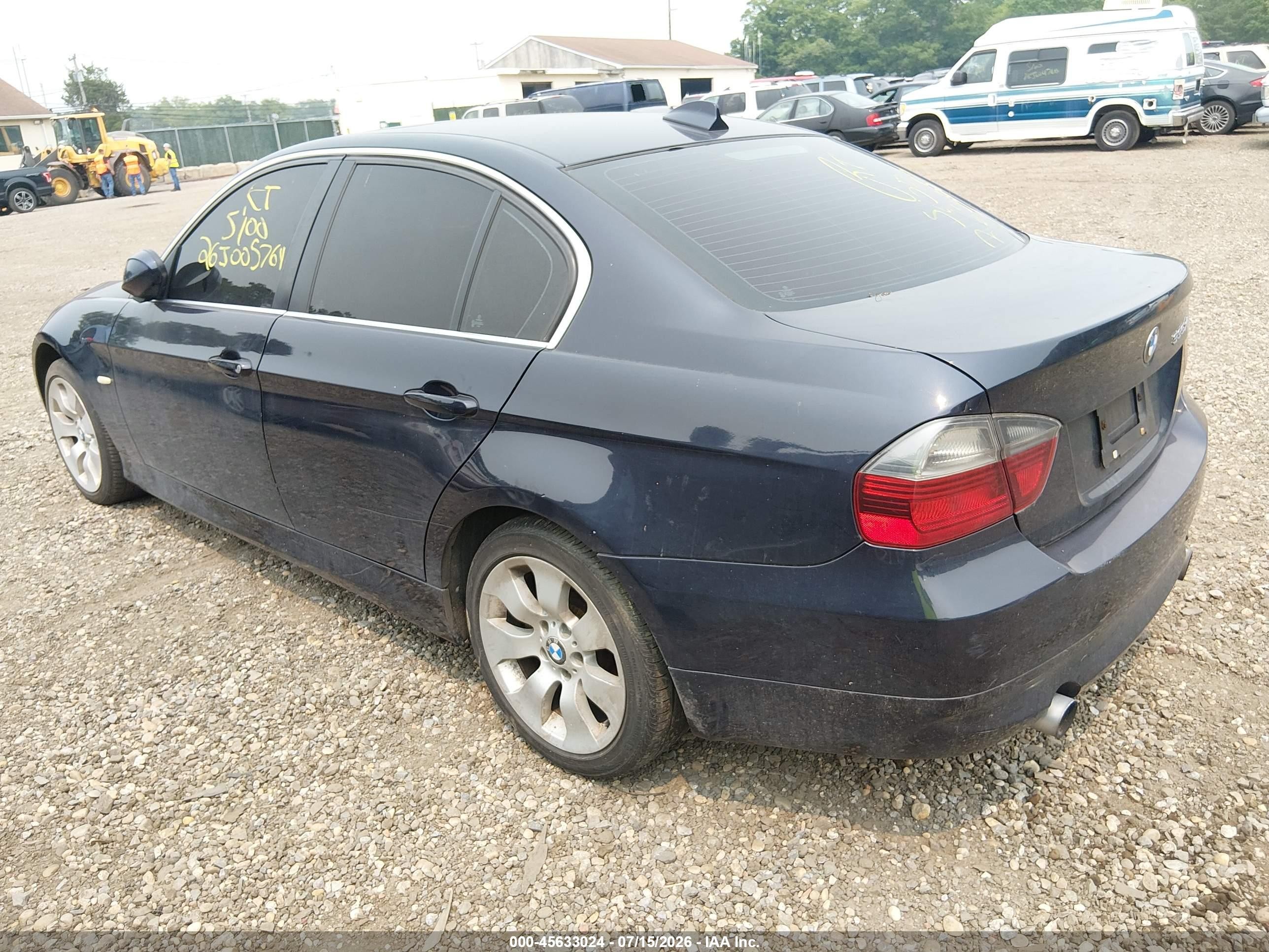 2008 Bmw 335xi   Black vin: WBAVD53518A284420