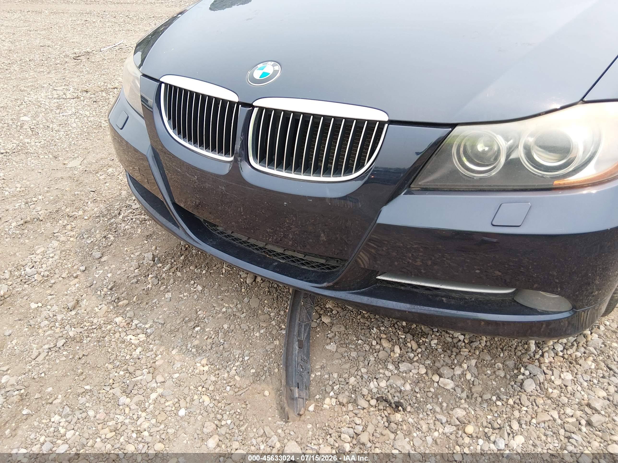 2008 Bmw 335xi   Black vin: WBAVD53518A284420