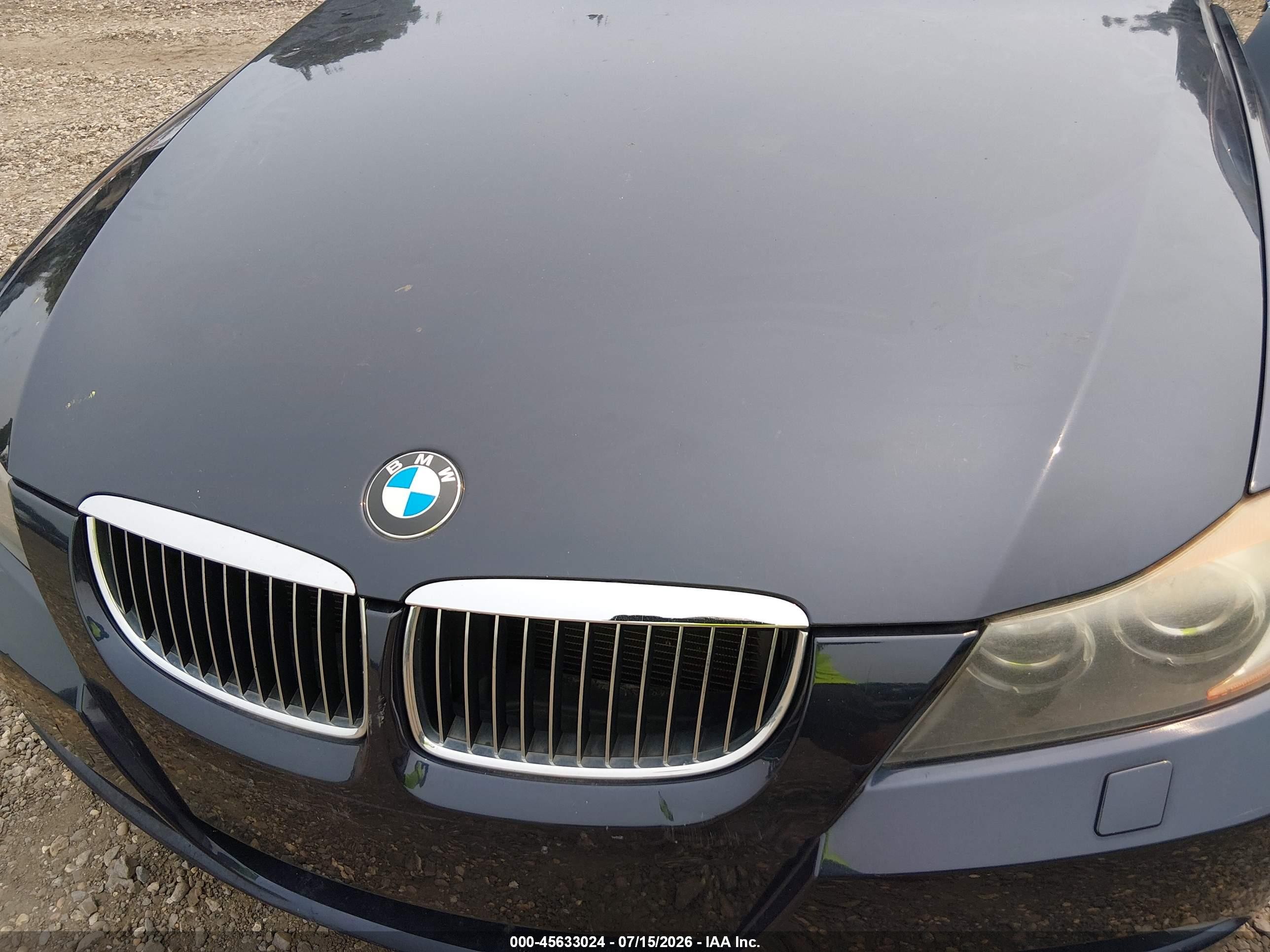 2008 Bmw 335xi   Black vin: WBAVD53518A284420