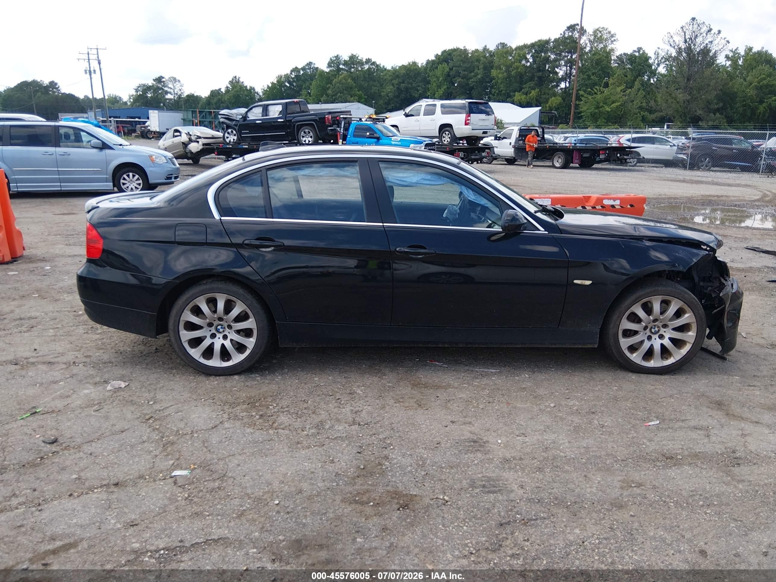 2008 Bmw 335xi Black vin: WBAVD53528A284555