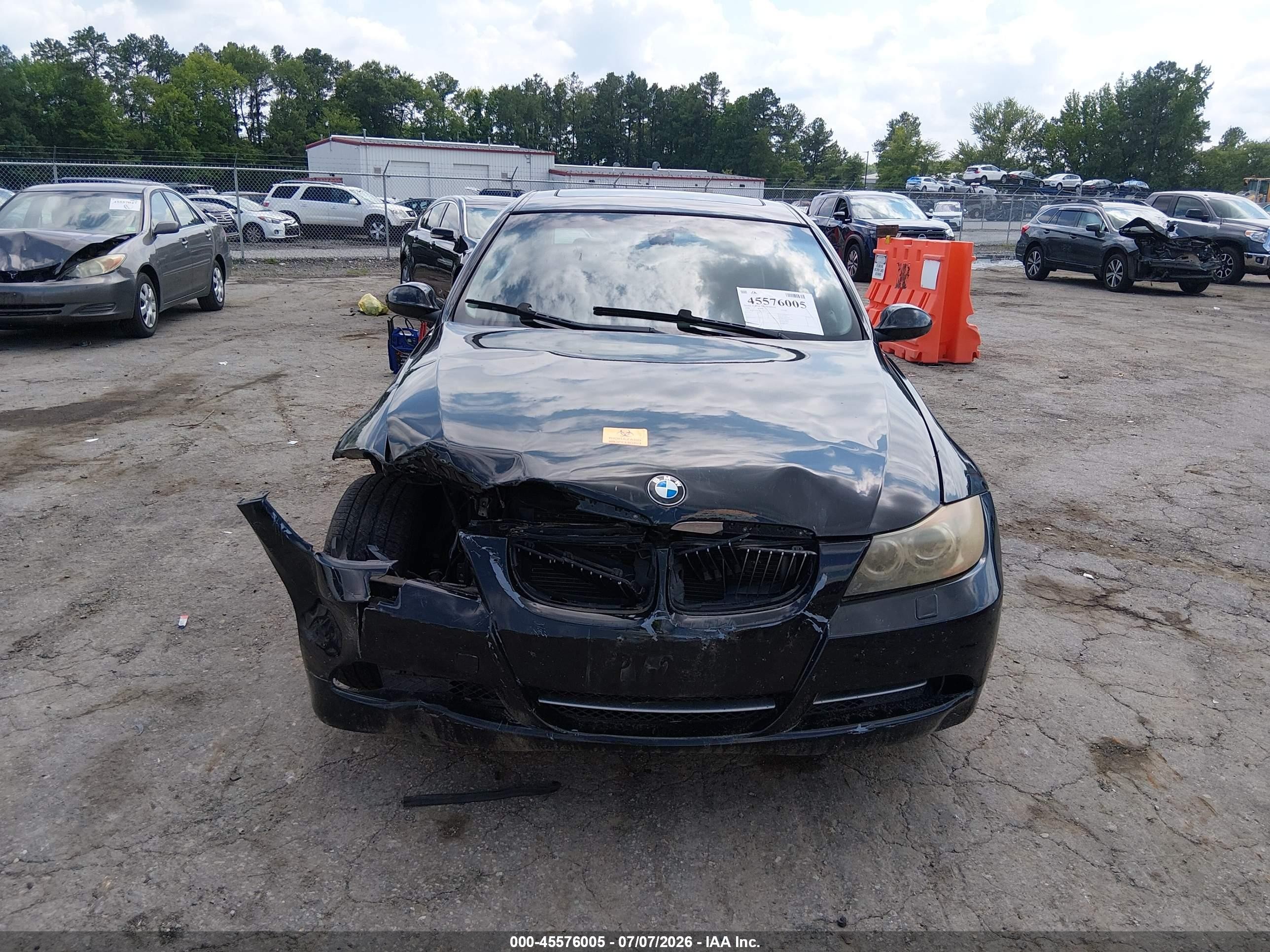 2008 Bmw 335xi Black vin: WBAVD53528A284555