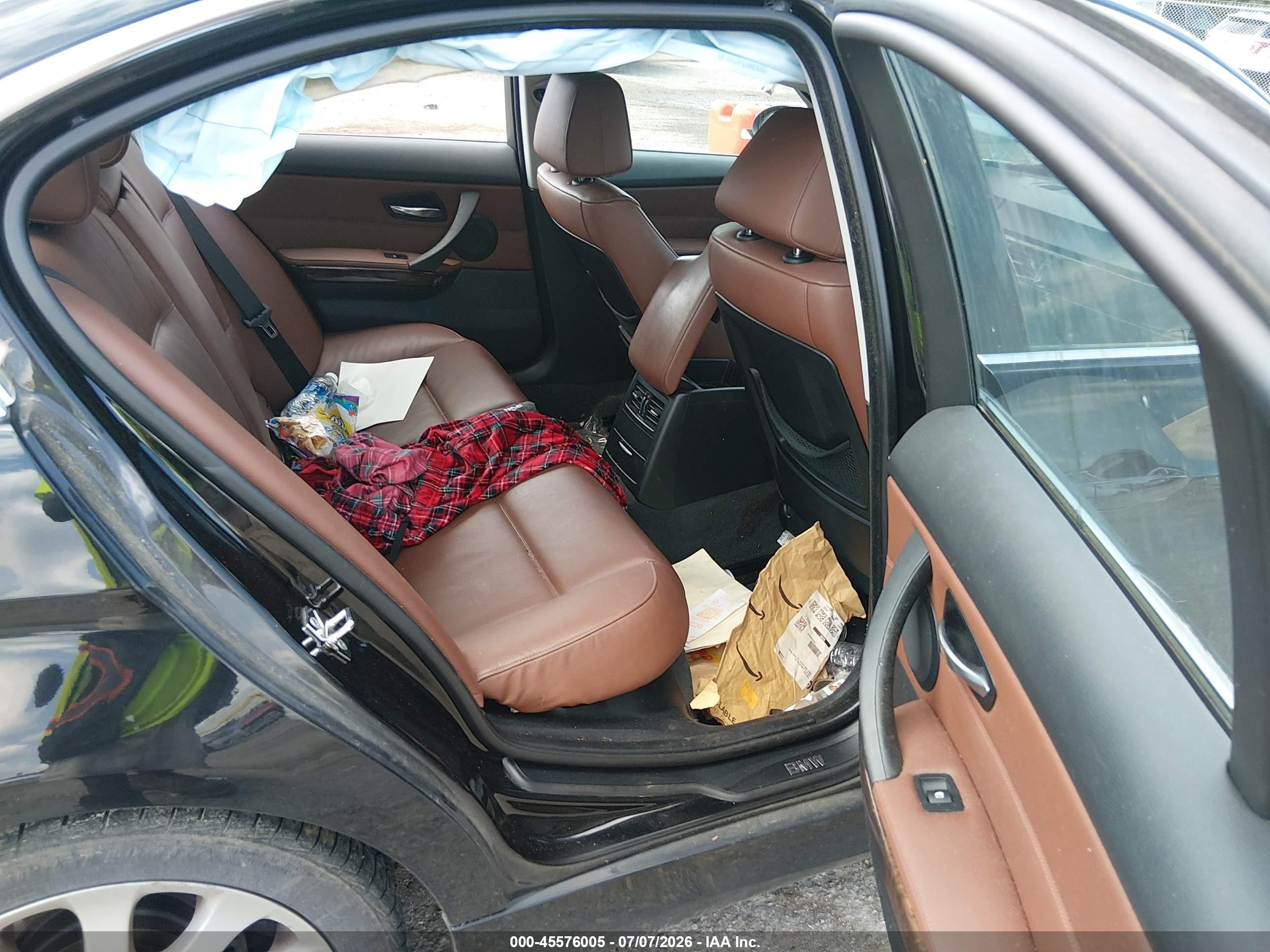 2008 Bmw 335xi Black vin: WBAVD53528A284555