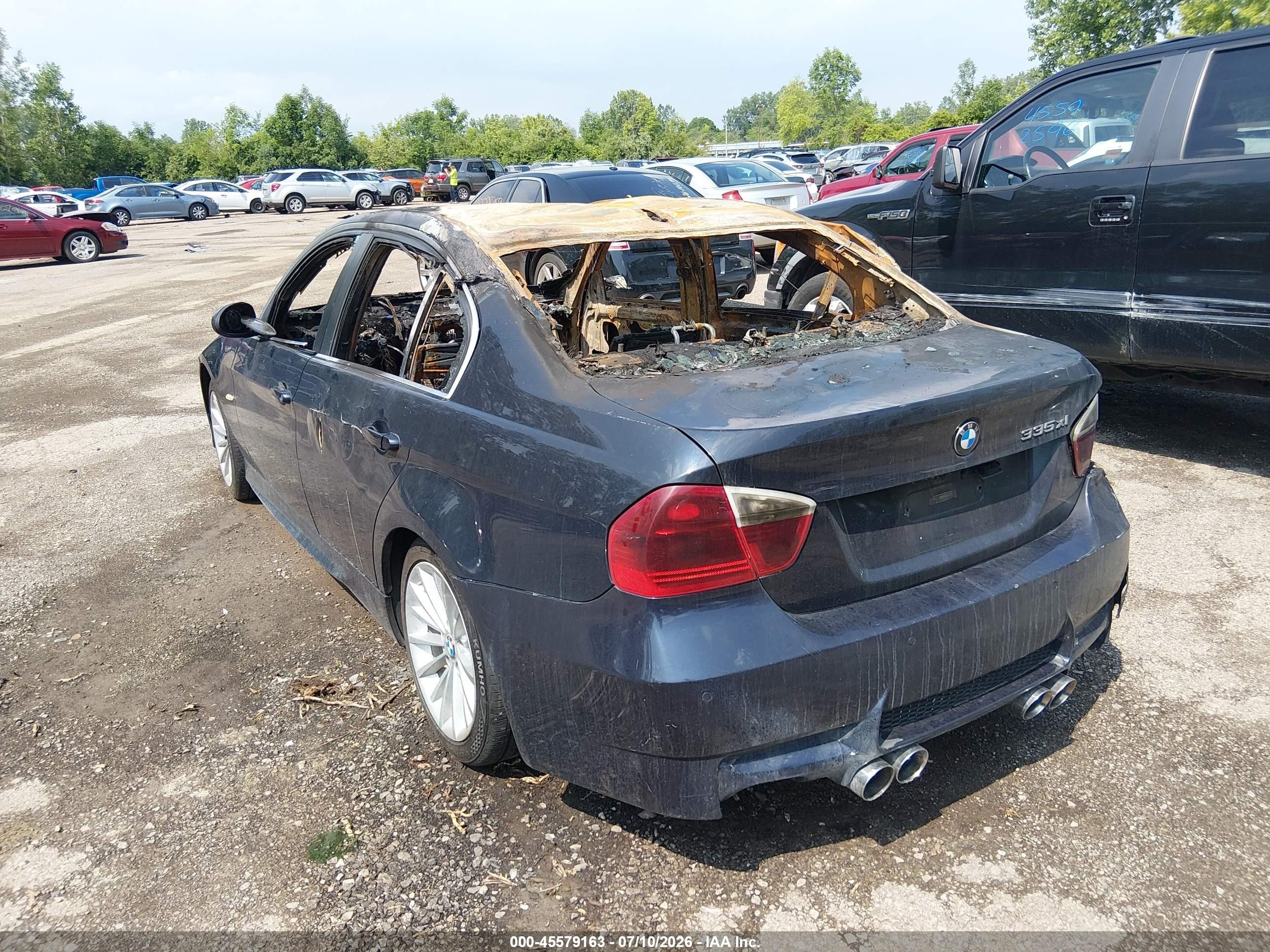 2008 Bmw 335xi   Blue vin: WBAVD53538A253024